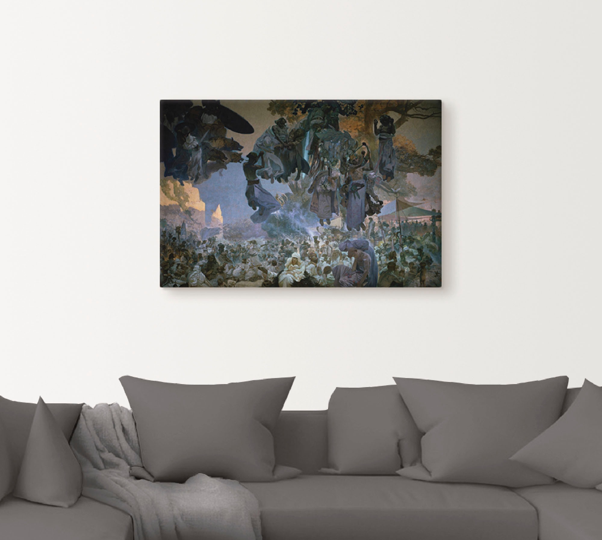 Artland Wandbild »Das slawische Epos: Fest Swantewit«, historische Ereignisse, (1 St.), als Alubild, Leinwandbild, Wandaufkleber oder Poster in versch. Größen