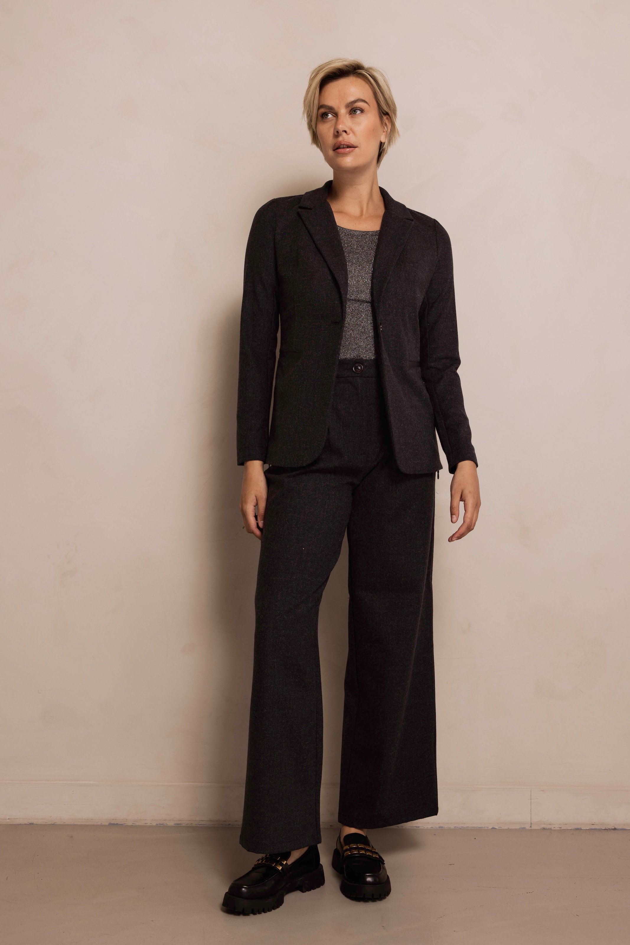 Zhrill Jackenblazer »ZHSALMA LONG« mit 1-Knopf-Verrschluss