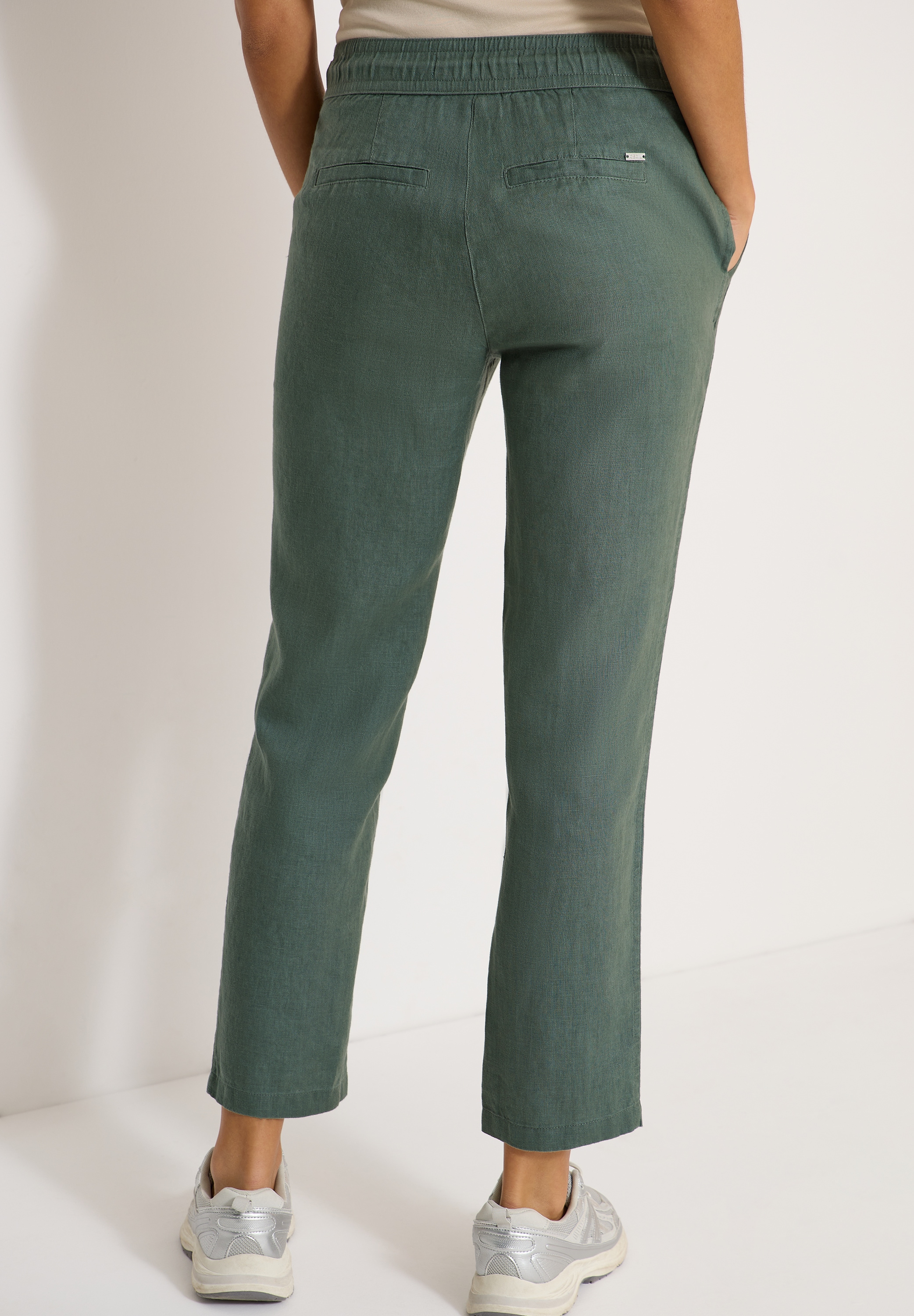 Cecil Stoffhose »Style Tracey«  im Casual Fit und aus Leinen