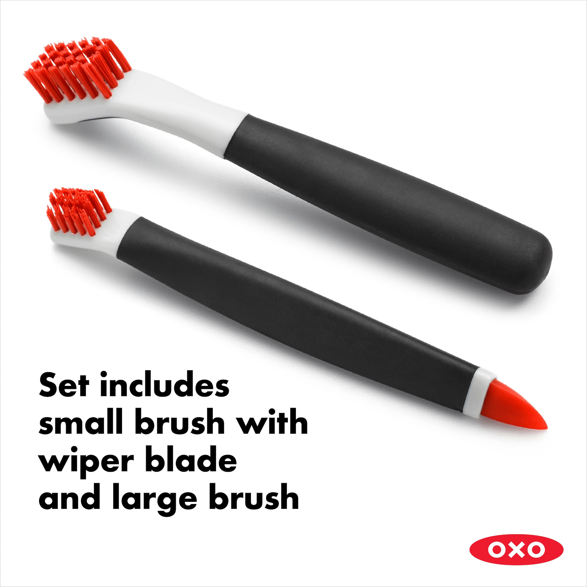 OXO Good Grips Reinigungsbürsten-Set »OXO Good Grips Bürsten-Putzset zur Tiefenreinigung – orange« aus Kunststoff zur Tiefenreinigung