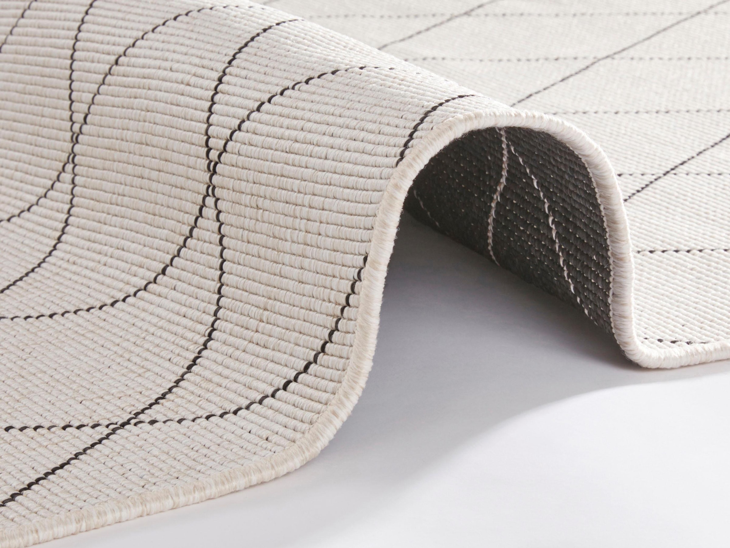 freundin Home Collection Teppich »Daisy«, rechteckig, 5 mm Höhe, In-& Outdoor, Teppich, Wetterfest, Balkon, Garten, Wohnzimmer, Modern