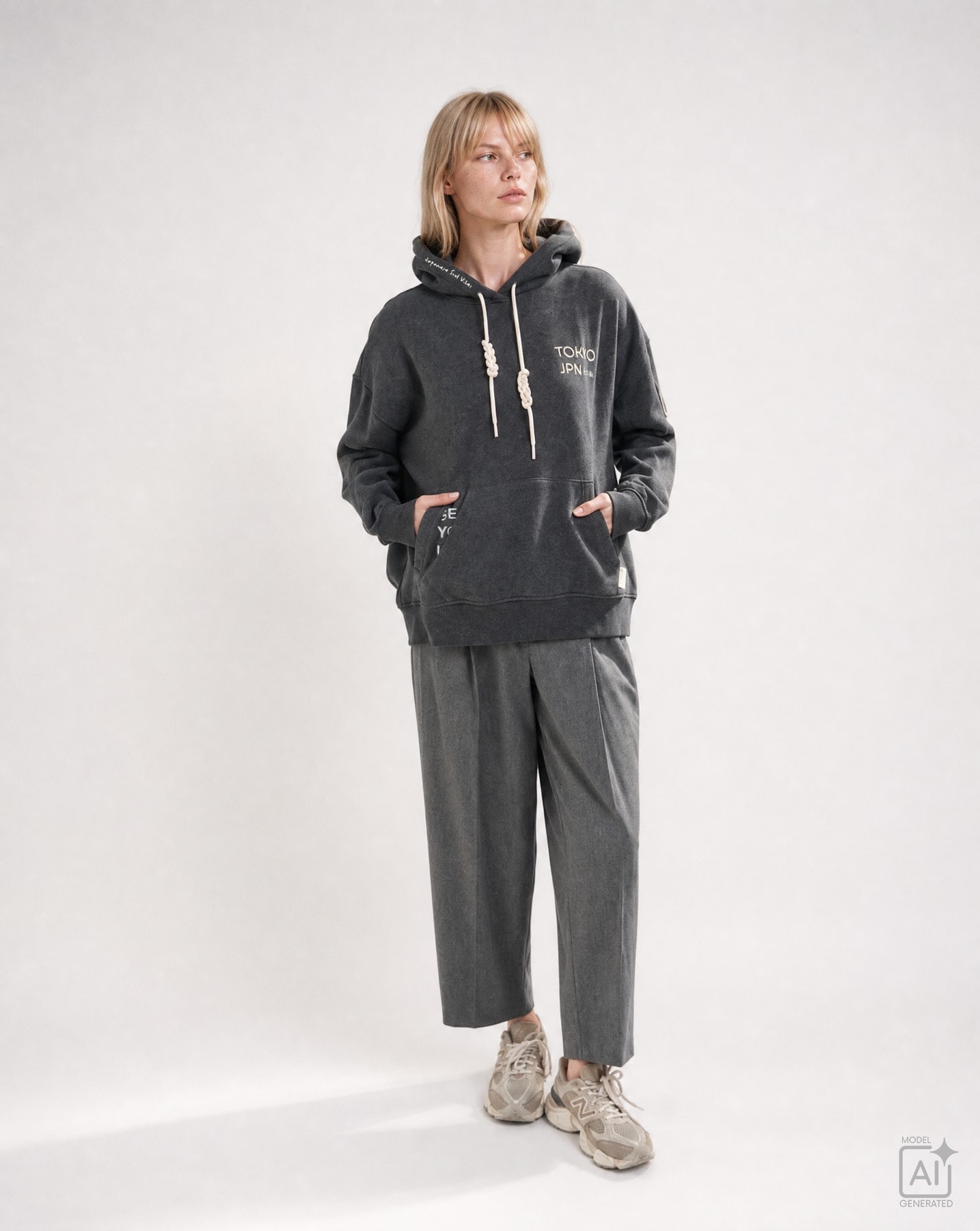 Smith & Soul Hoodie , aus Baumwoll-Mix, oversize
