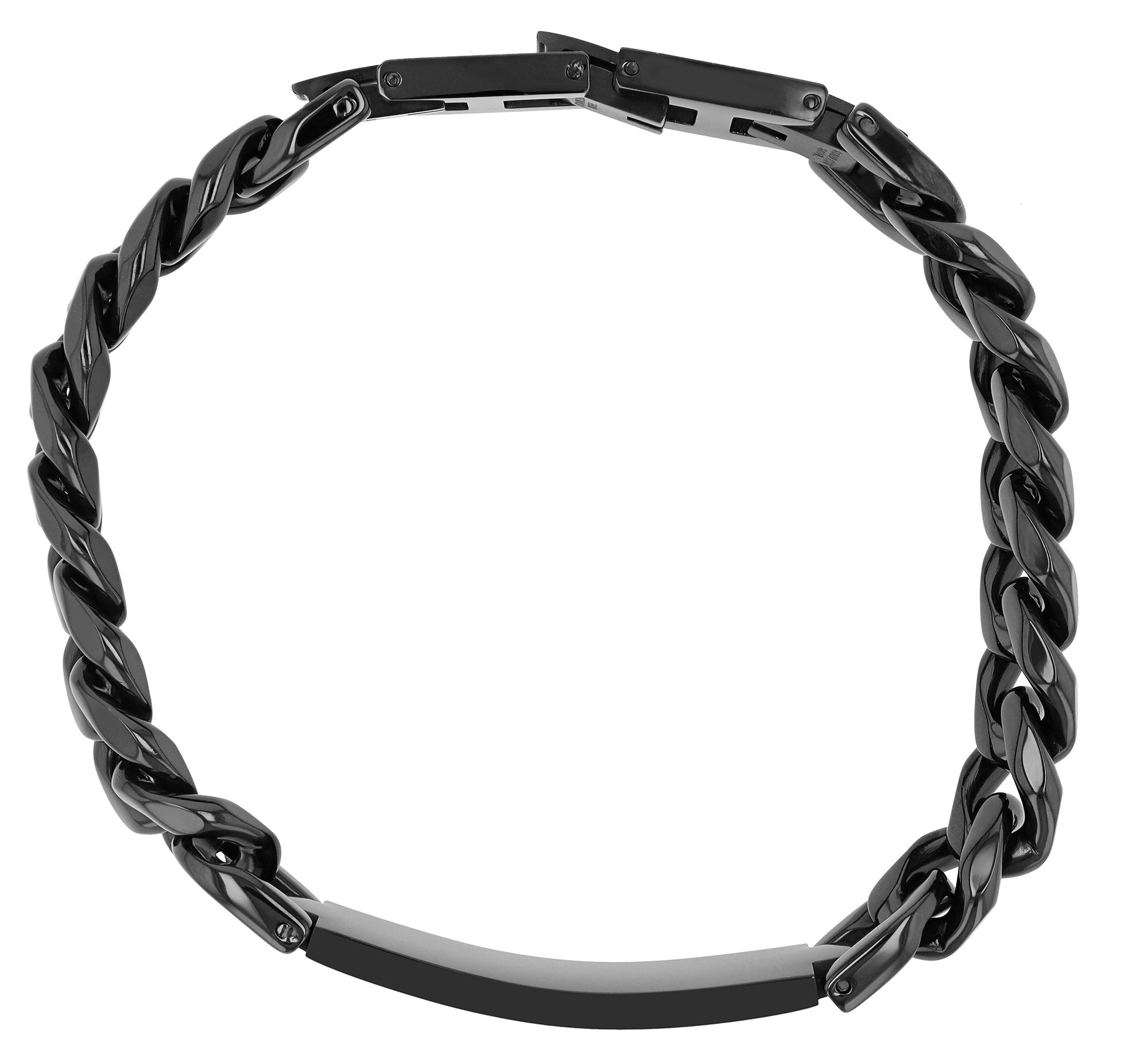 Adelia´s Panzerarmband »Unisex Armband ¿ Panzerarmband aus Edelstahl 21 cm«