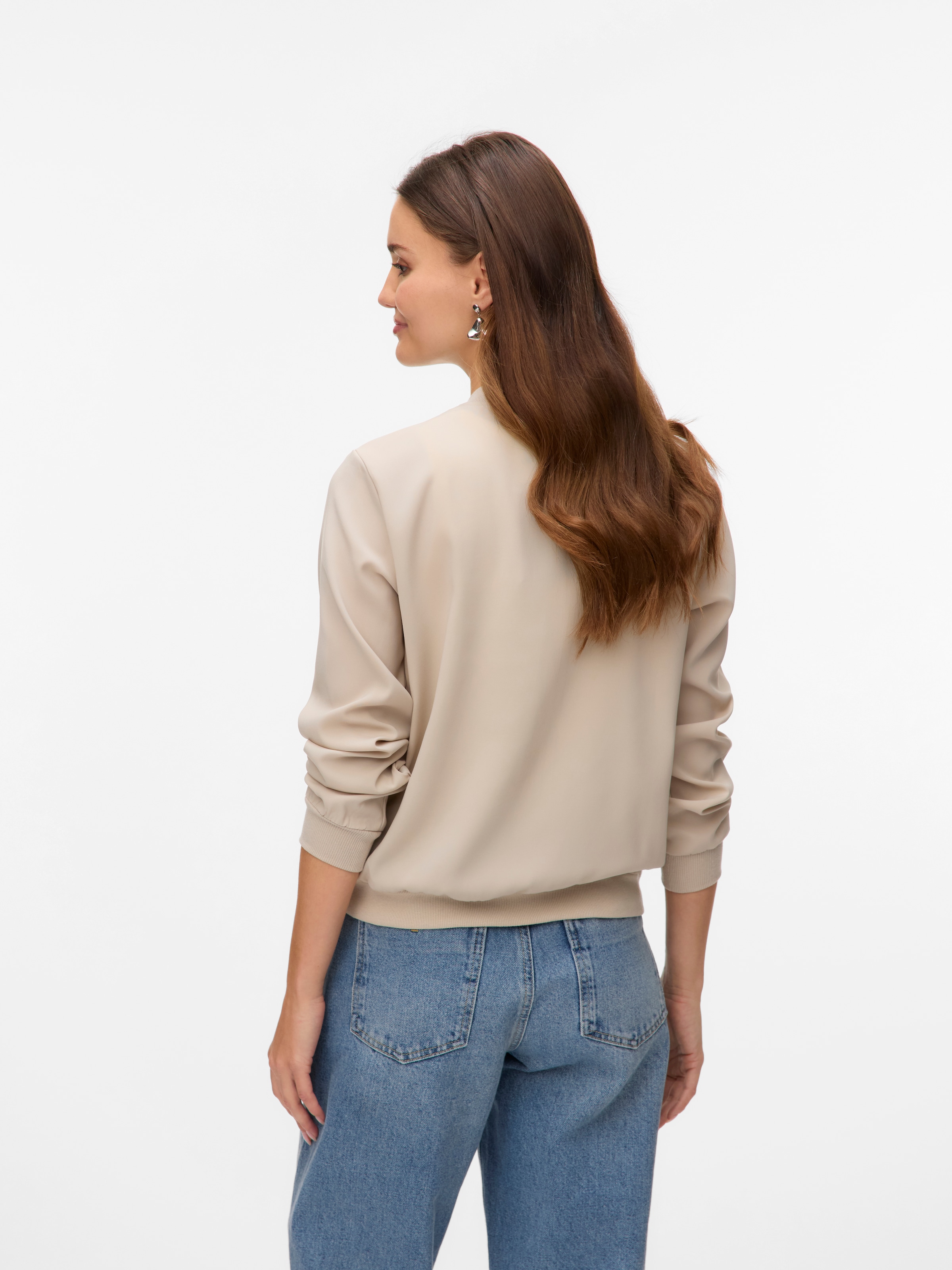 Vero Moda Blouson »VMCOCO L/S BOMBER AOP WVN NOOS« Materialmix