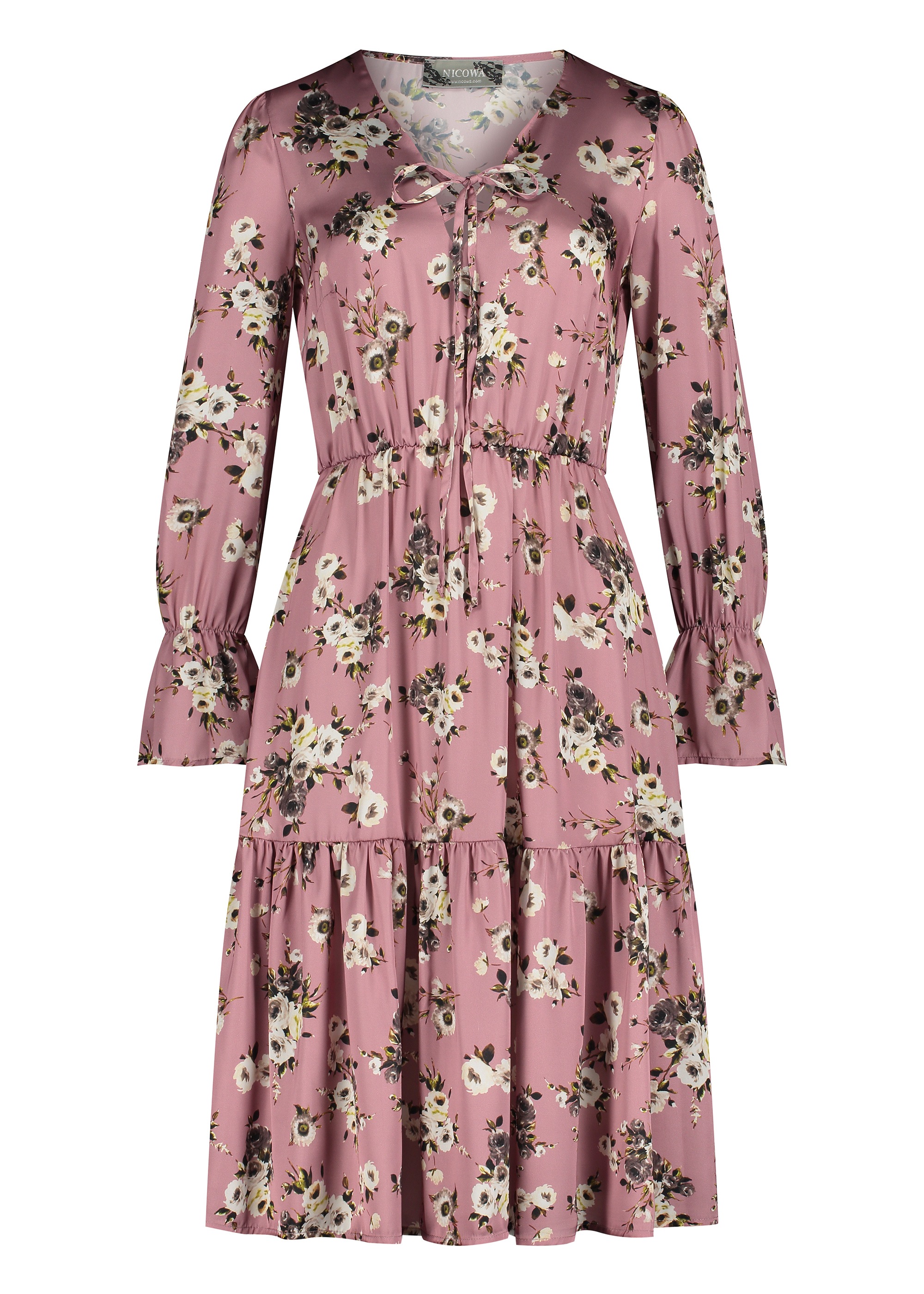 Nicowa Volantkleid, mit Volants