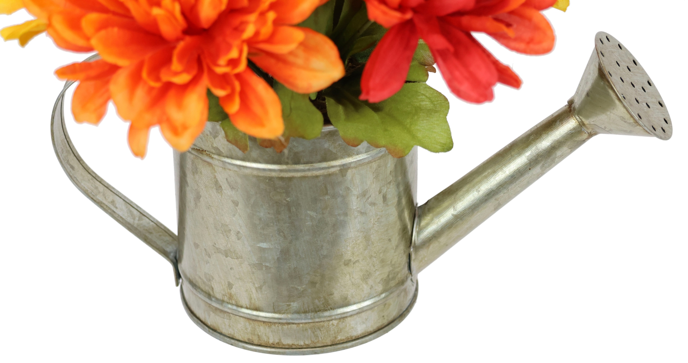 I.GE.A. Kunstblume »Chrysanthemen in Gießkanne«, Herbstgesteck Herbstliche Blumen