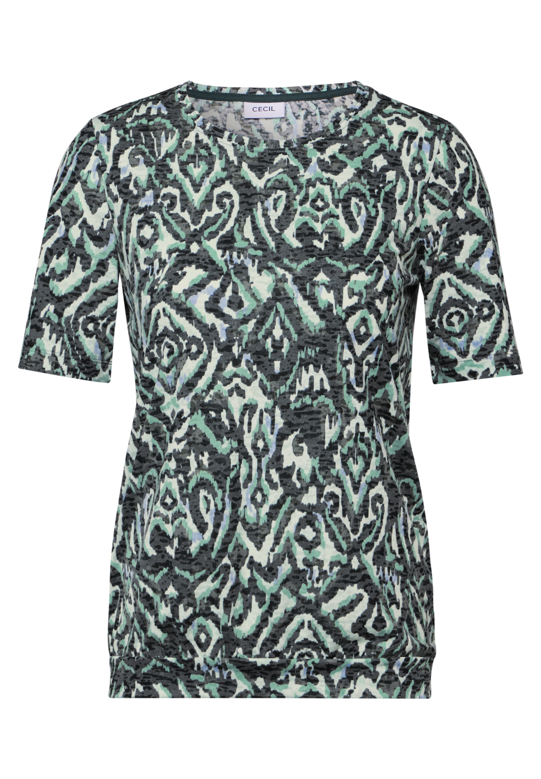 Cecil T-Shirt, mit All-Over Print