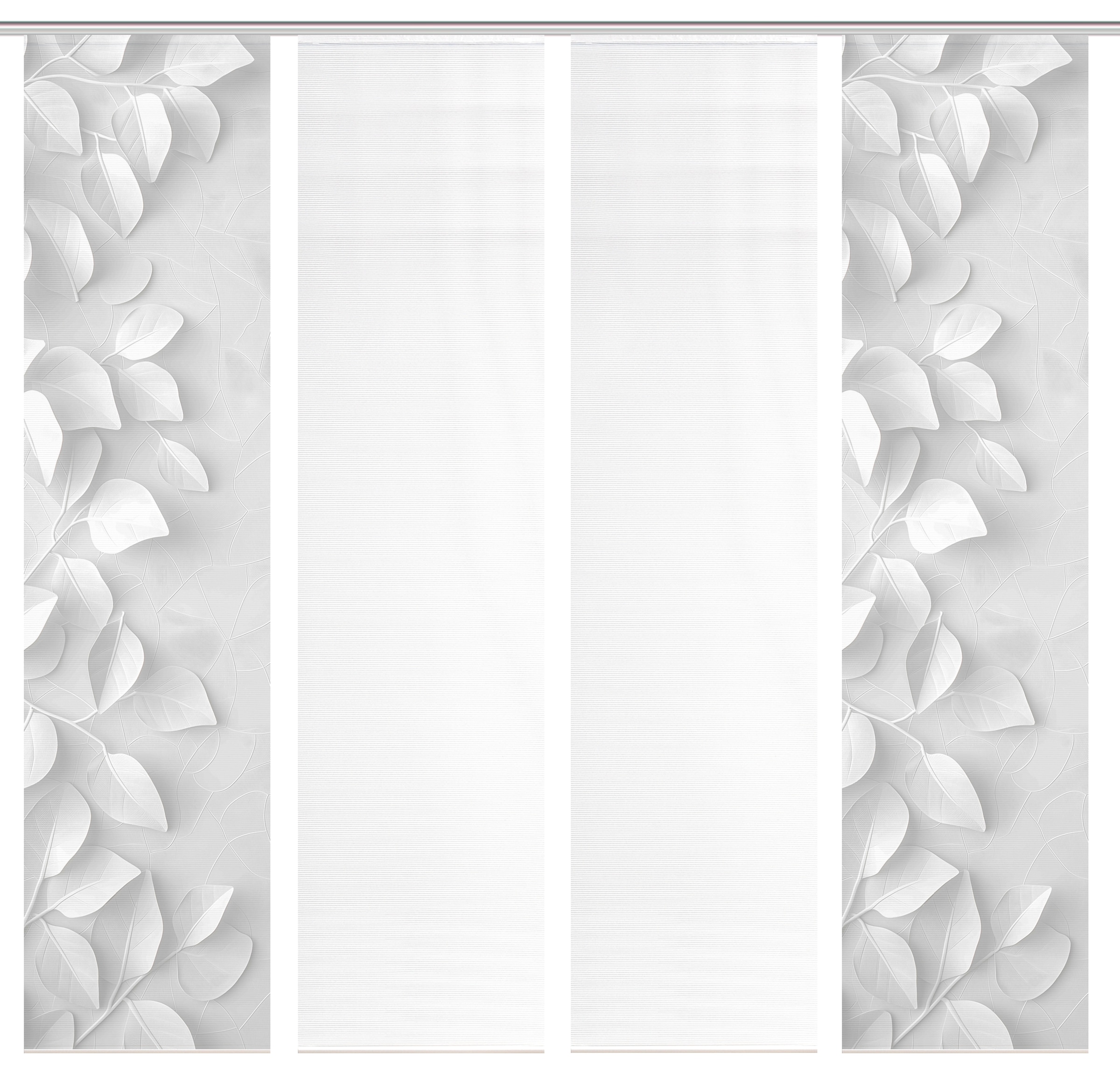 Vision S Schiebegardine »RIXA« Paneelwagen 4 Stk. tlg. Schiebevorhang,Bambusoptik,Digitaldruck,SET