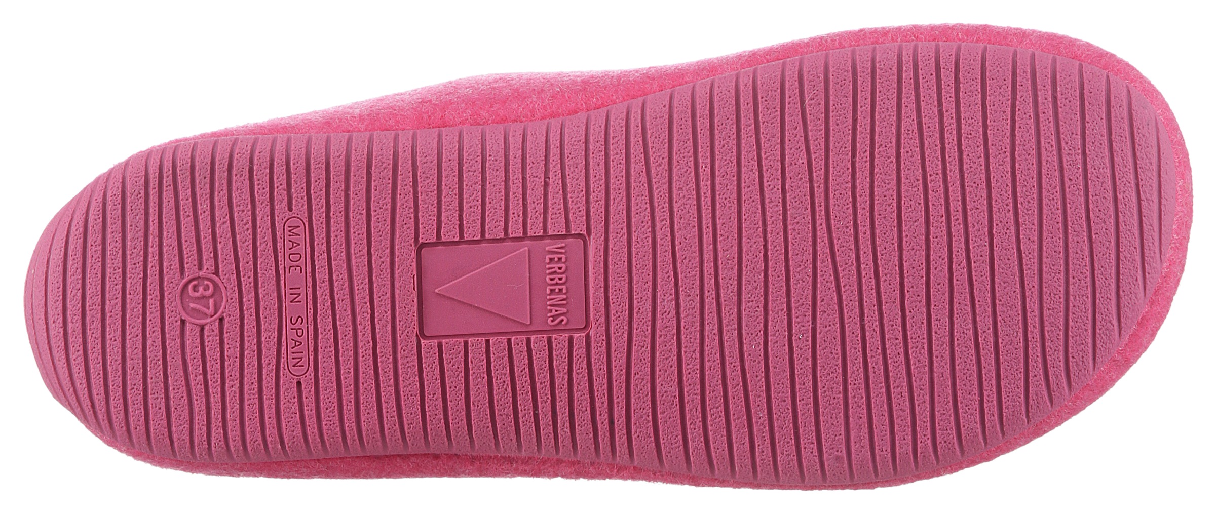 VERBENAS Pantoffel »York Fieltro«, Hausschuh, Homeslipper, Clog mit Warmfutter-Innensohle