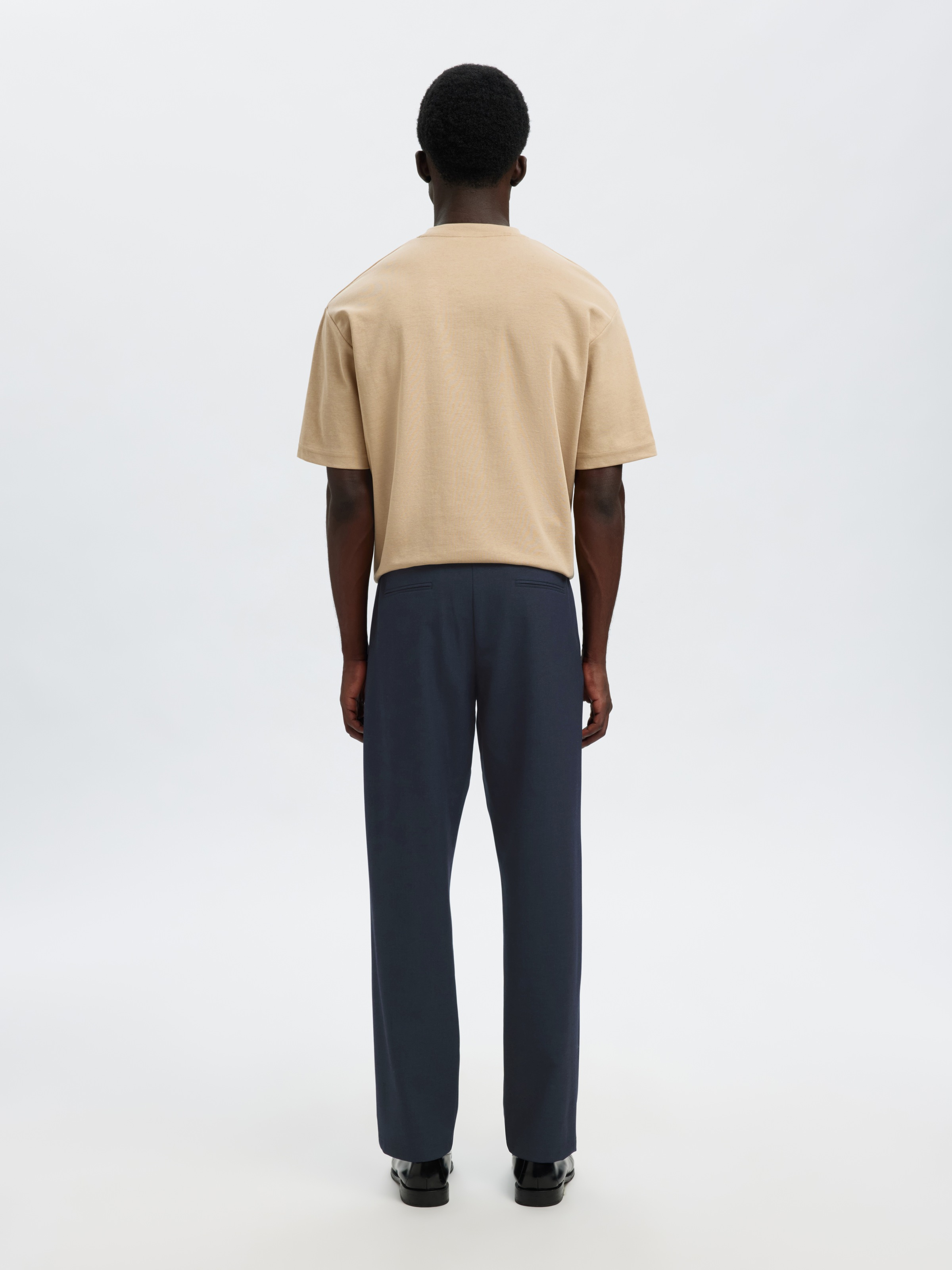 SELECTED Schlupfhose »SLH196-STRAIGHT ROBERT STRING PANT NOOS«  Materialmix, straight fit