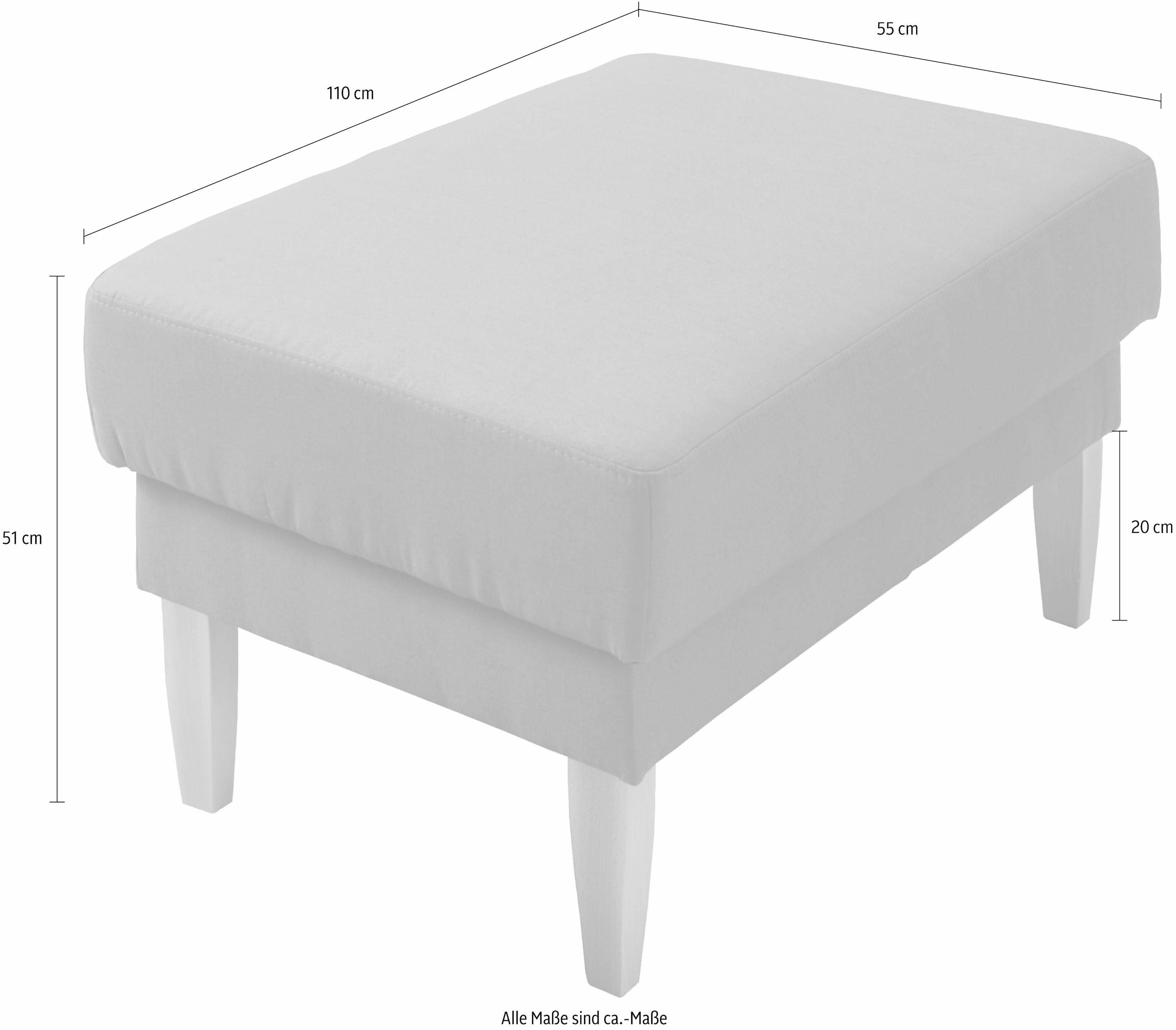 Home affaire Hocker »Scalea«, passendes Küchensofa verfügbar, in verschiedenen Stoffen und Farben