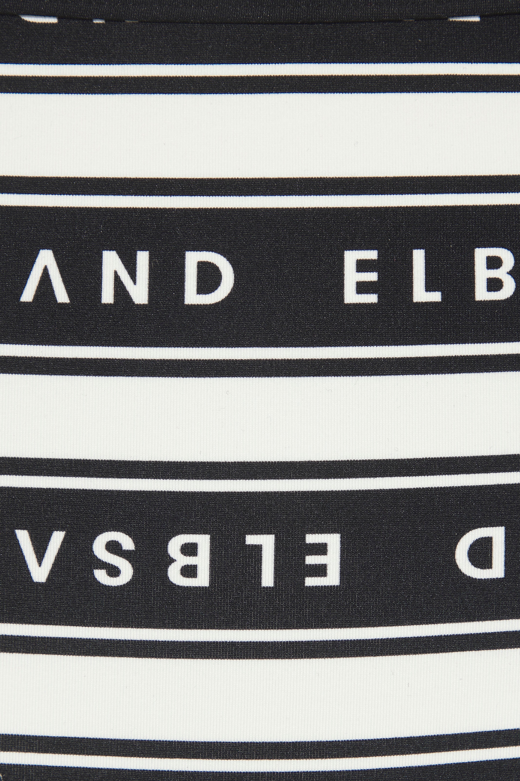 Elbsand Bügel-Bikini »Zone«, (Set), mit kontrastfarbenen Streifen und Schriftzügen