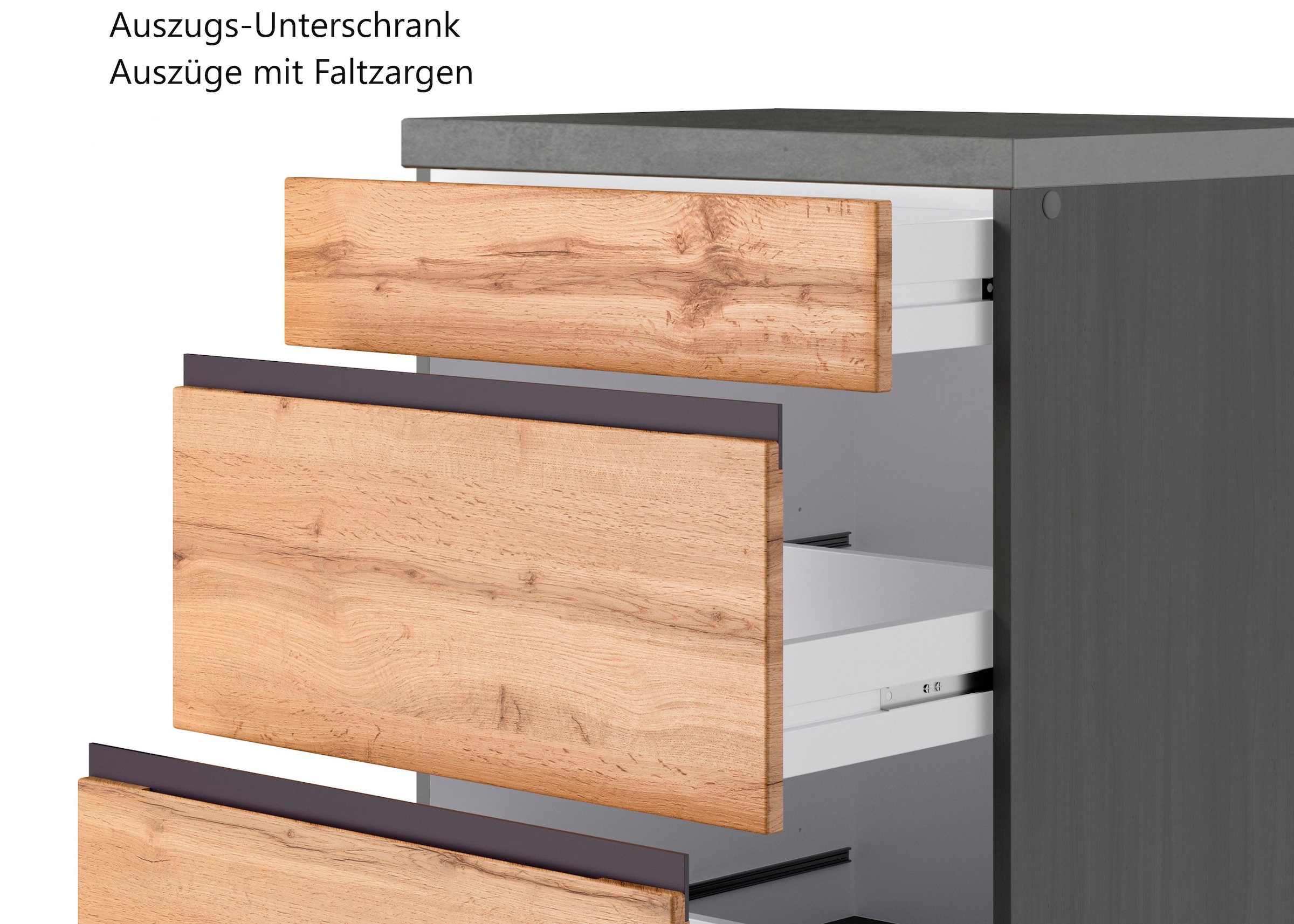 KOCHSTATION Winkelküche »KS-Riesa« Stellbreite 490/153 cm, ohne E-Geräte