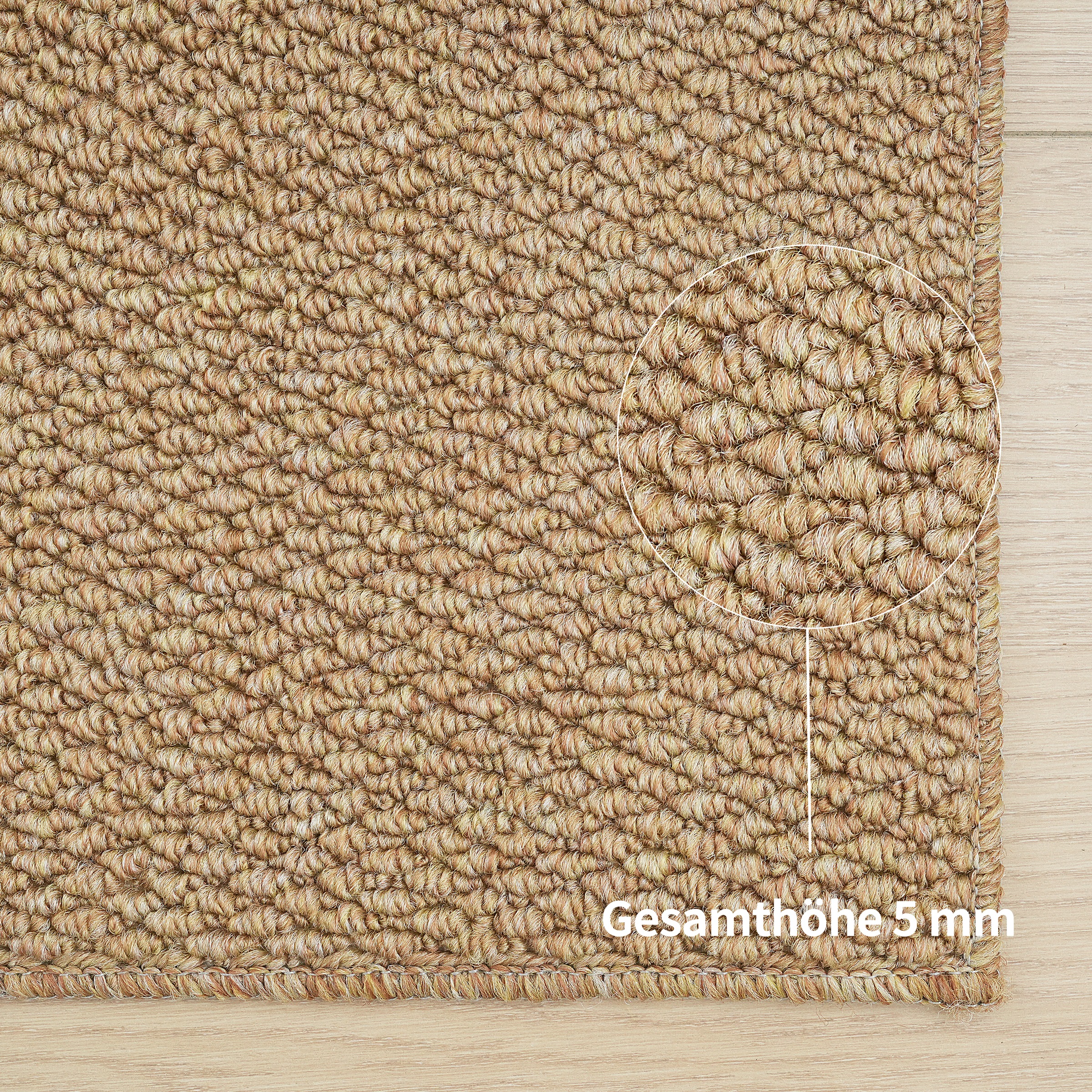 my home Teppich »Lilia«, rechteckig, 5 mm Höhe, Sisal-Optik, Wohnzimmer, Schlafzimmer, Esszimmer