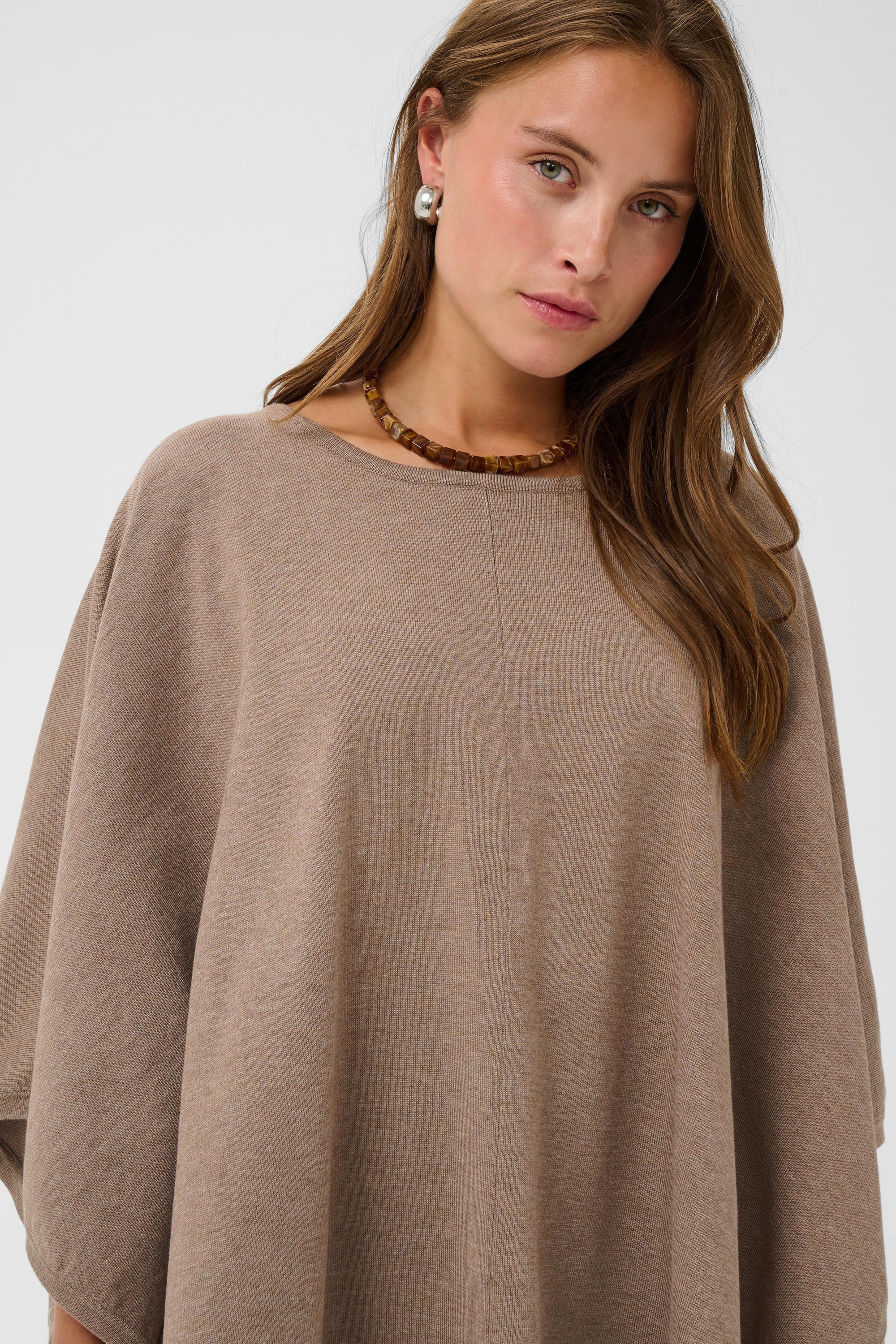 Saint Tropez Strickponcho »Damen Poncho BilliSZ«