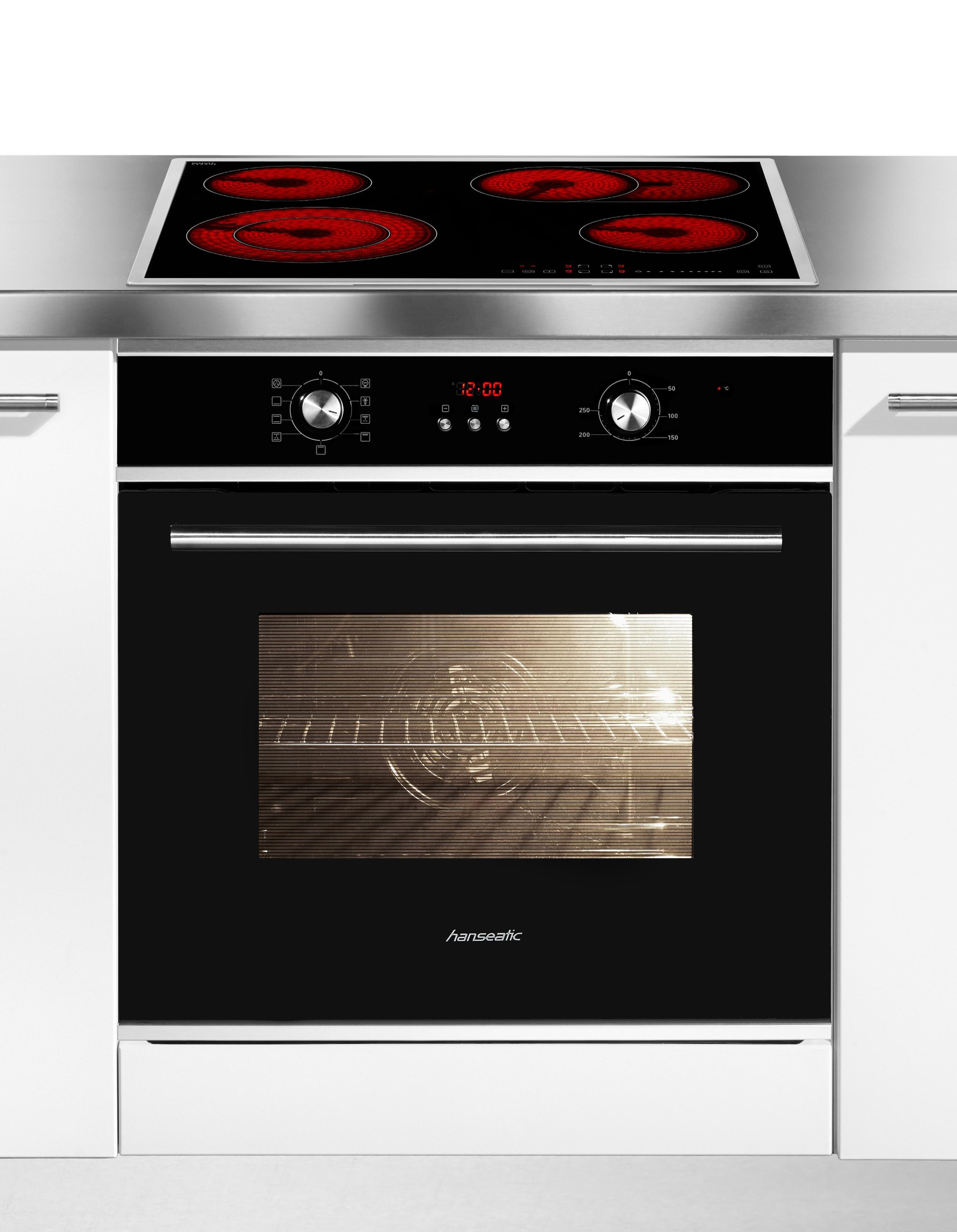 Hanseatic Backofen-Set »65M90D0-E11319G«, (Spar-Set), mit Restwärmeanzeige