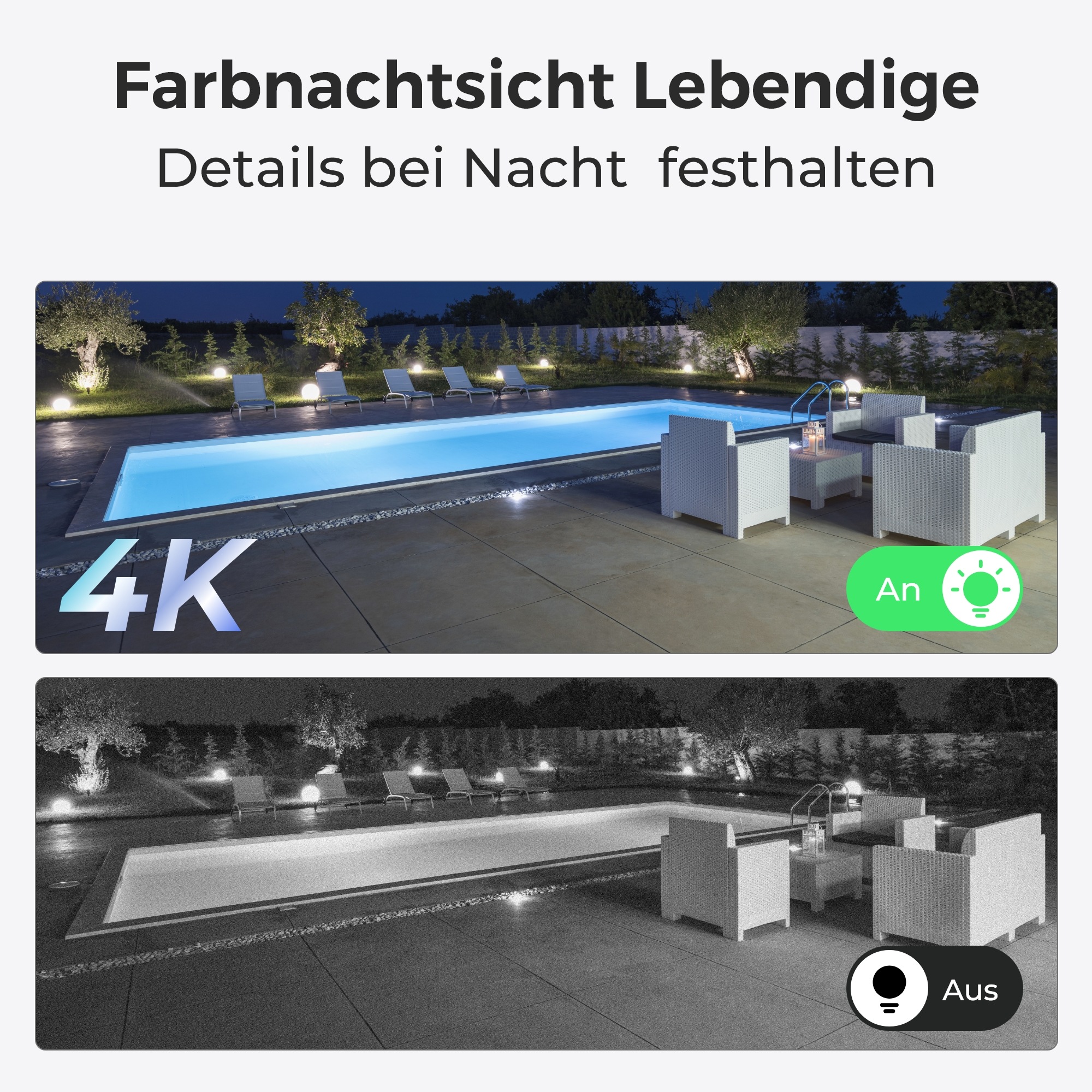 Reolink Überwachungskamera »Trackmix Series W760«, Außenbereich-Innenbereich, 4K, Pan&Tilt, Weitwinkel, Spotlight, Zoom