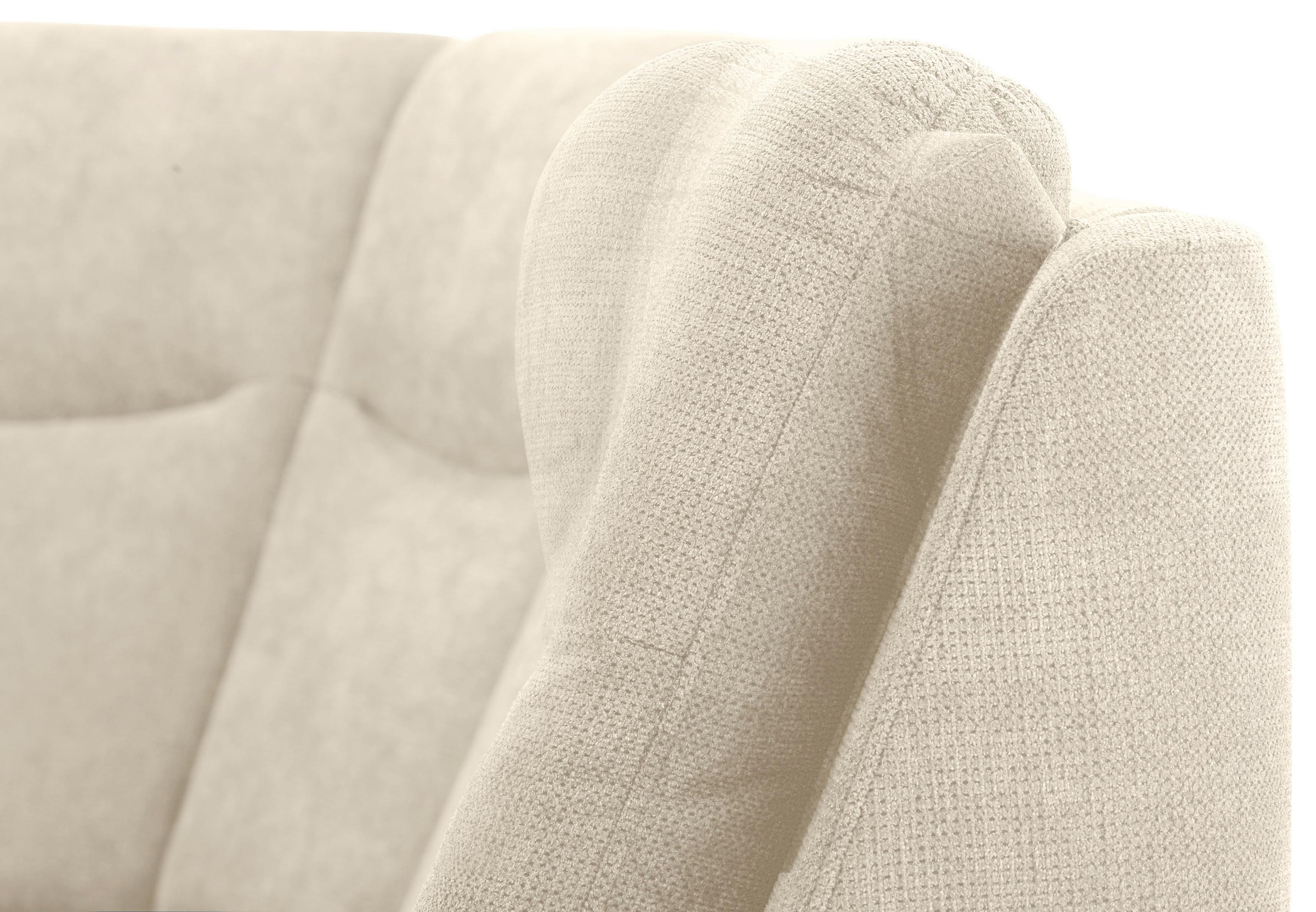 Home affaire Ecksofa »Boccaccio L-Form«, mit Federkern, incl. Kopfteilverstellung, wahlweise Bettfunktion