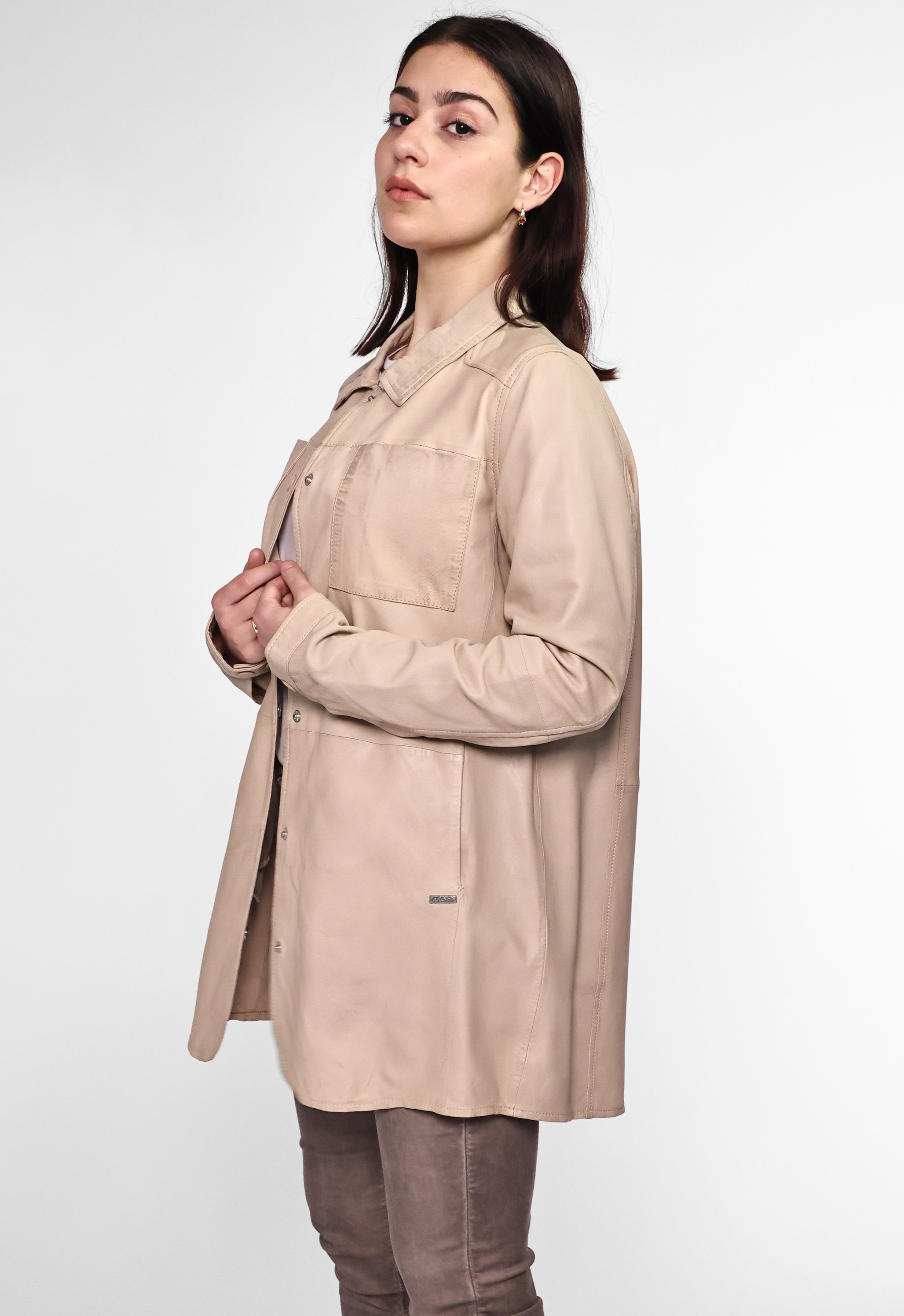 Maze Lederjacke »Lederhemd 42020135«