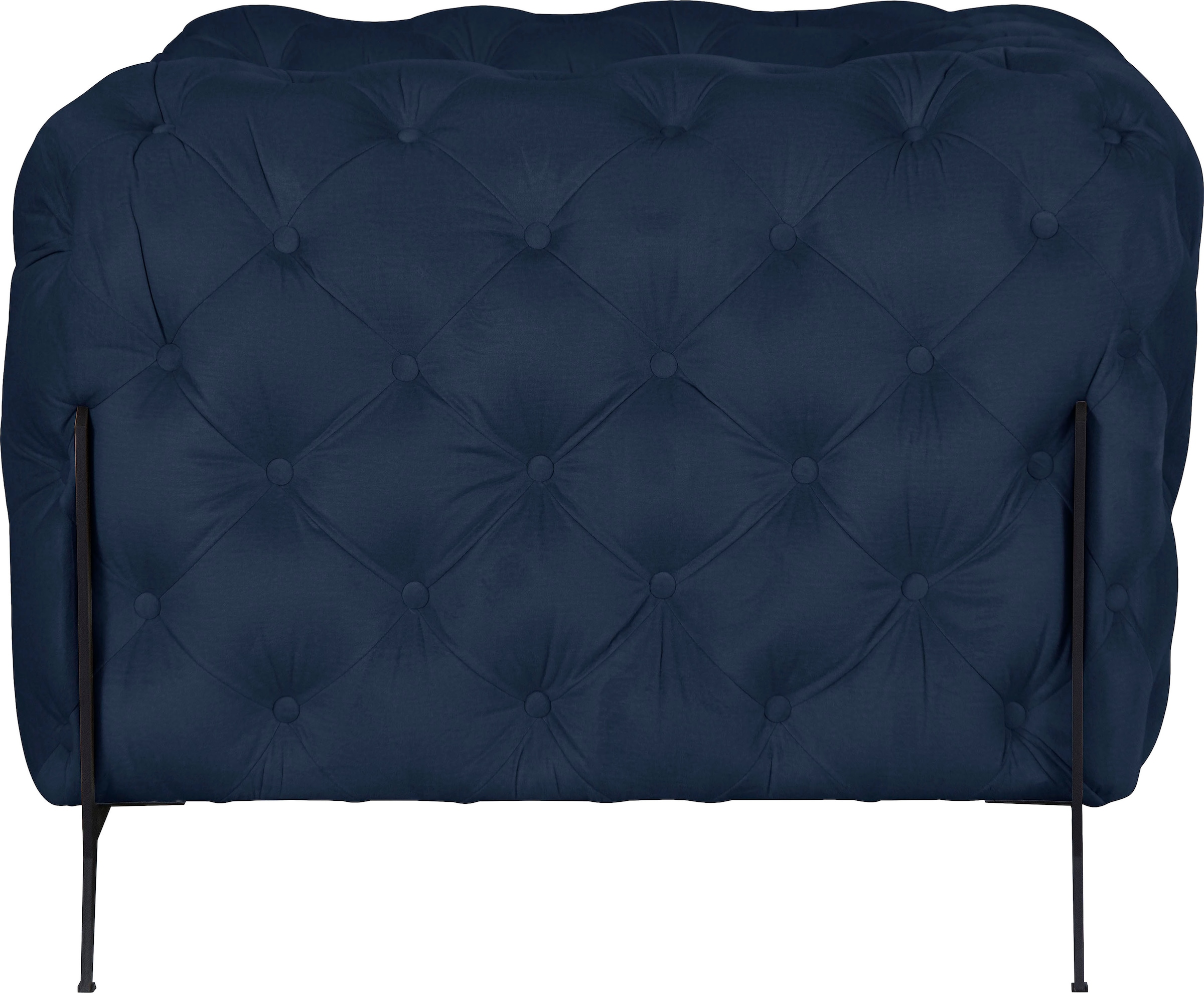 Home affaire Chesterfield-Sessel »Amaury Sessel« aufwändige Knopfheftung, moderne Chesterfield Optik, Fußfarbe wählbar