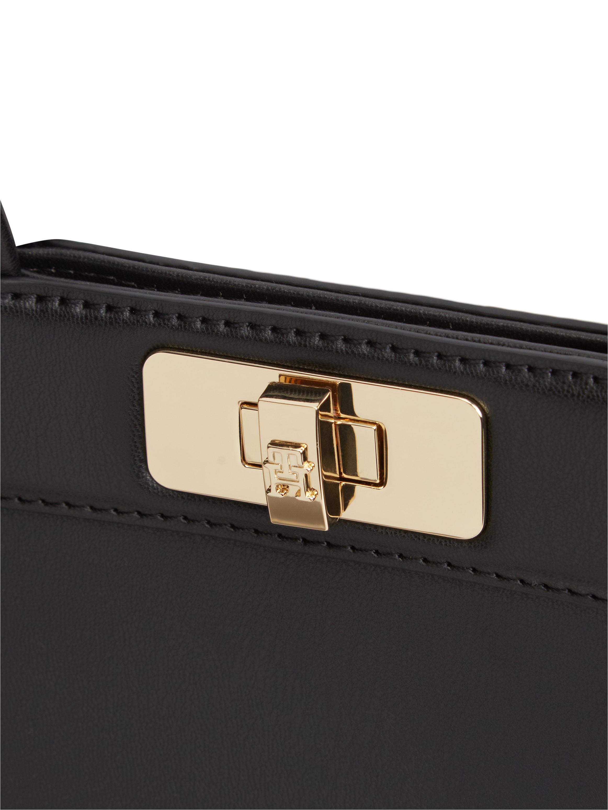 Tommy Hilfiger Henkeltasche »TH MODERN MINI SATCHEL« Damen Handtasche, Umhängetasche Schultertasche mit Piping