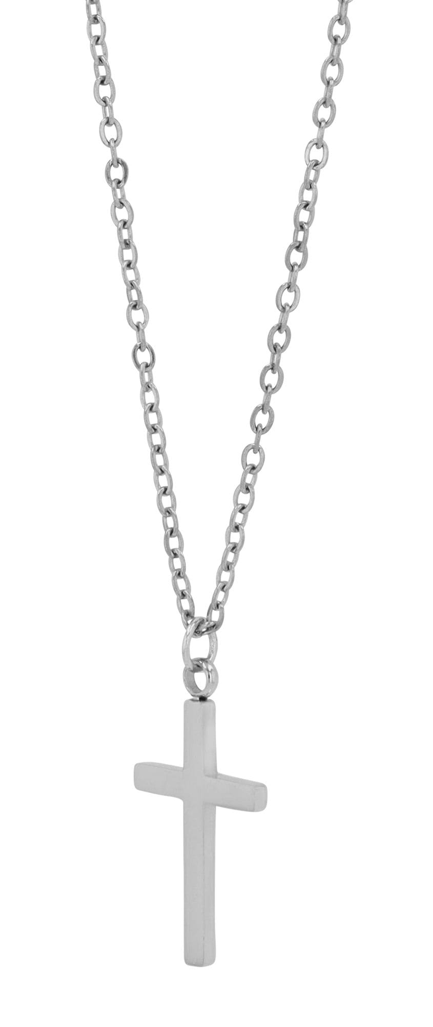 Adelia´s Kette ohne Anhänger »Unisex Halskette mit Anhänger ¿ Kreuz aus Edelstahl«