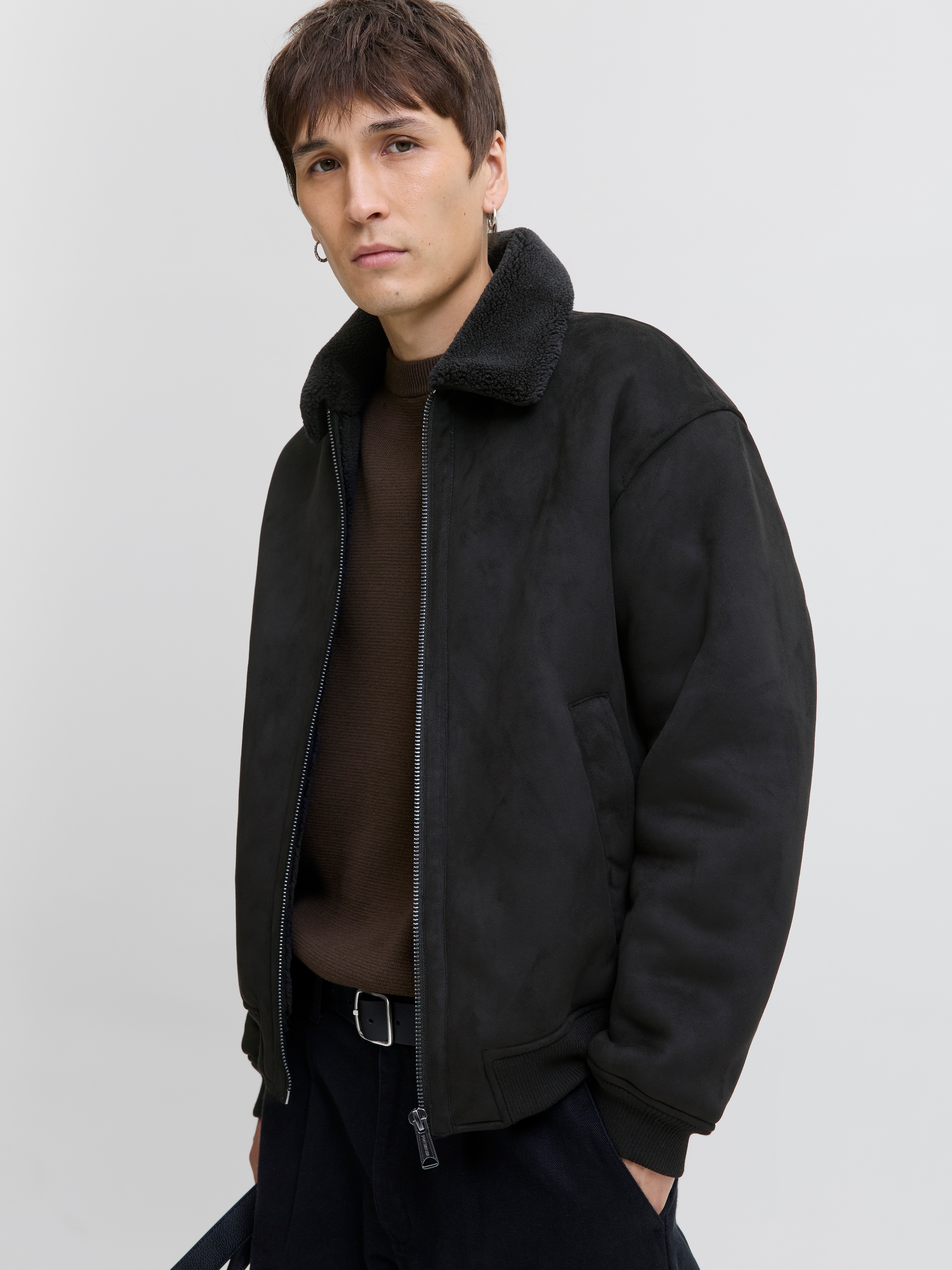 Jack & Jones Bomberjacke »JPRCCLUKE BOMBER JACKET SN«, ohne Kapuze