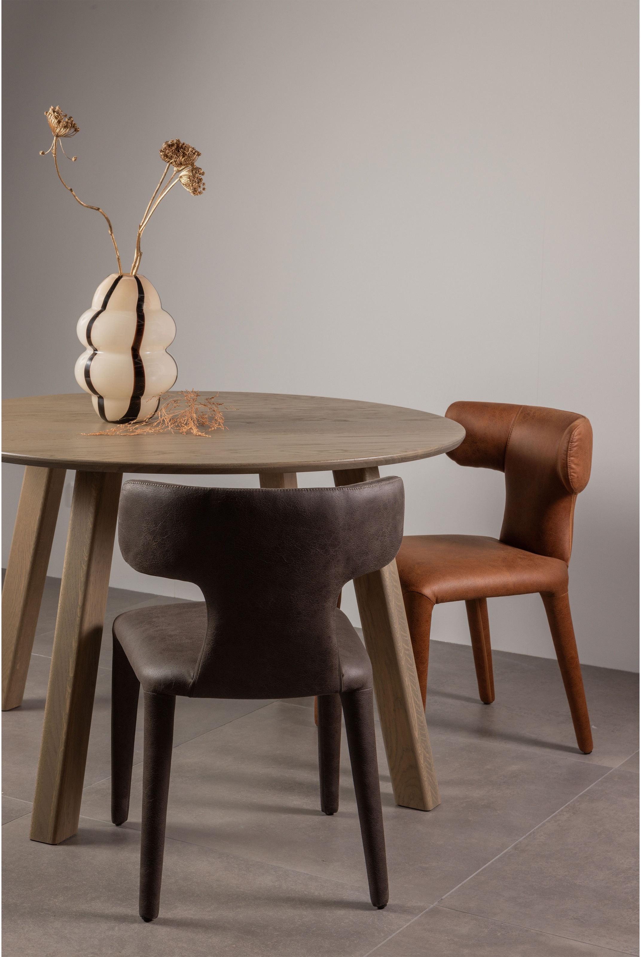 WOOOD Esszimmerstuhl »Permit aus Kunstleder komplett gepolstert H 78 x B 52 cm« (Set) 2 Stk.4-Fuß-Gestell, gepolstert, H 78 cm x B 52 cm