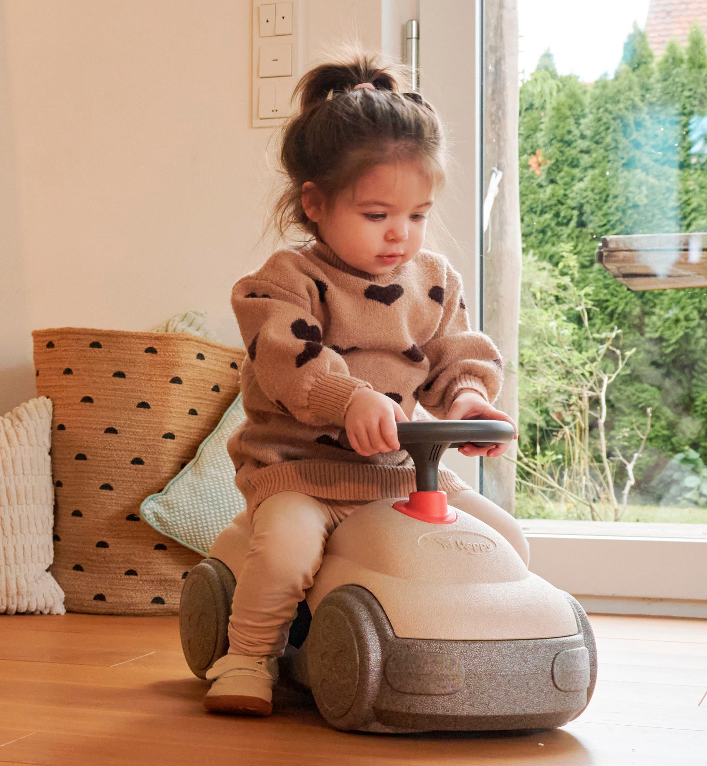 BIG Rutscherauto »BIG Heppy Car«, Kübelrutscher, Babyrutscher, Babyrollbrett, Caster-Board
