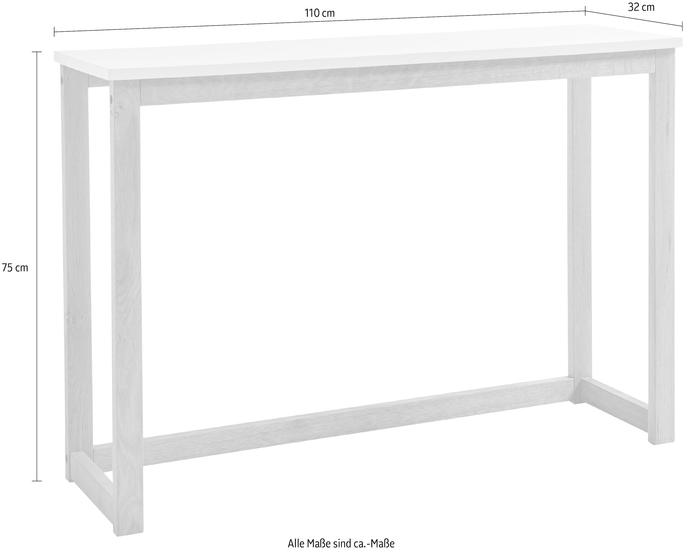 MCA furniture Konsole »Riverside«, Breite ca. 110 cm