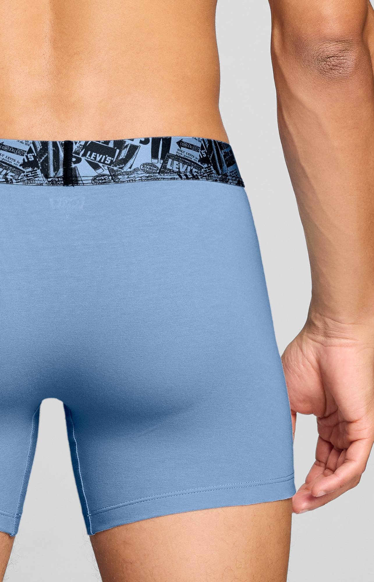 Levi's® Boxershorts »LEVIS MEN NEWSPAPER WB BOXER BRIEF 2P« 2er Pack,  ohne Eingriff, Cotton-Stretch