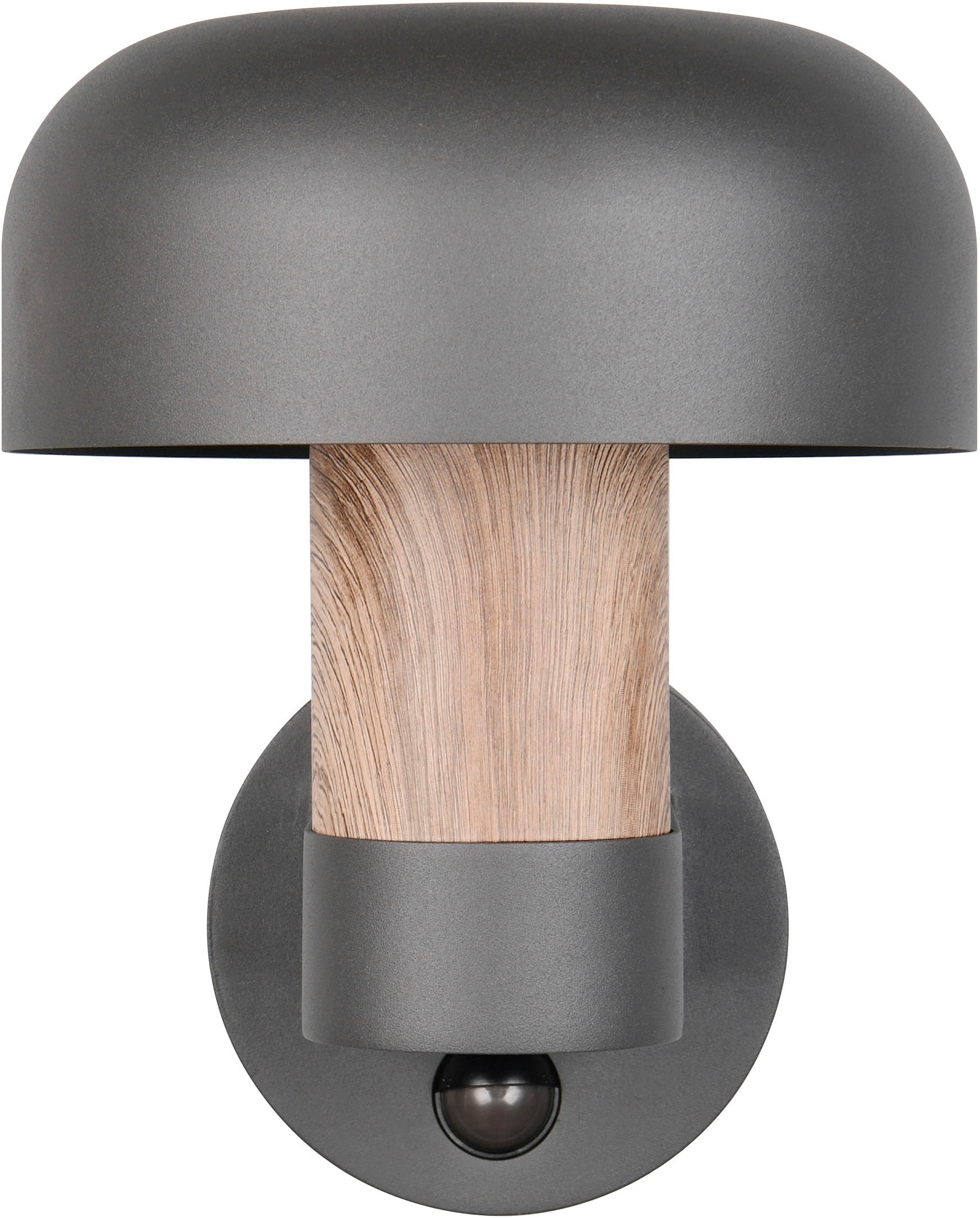 TRIO Leuchten Außen-Wandleuchte »FRASER, Fassadenbeleuchtung Laterne Pilzform, exkl 1x E27 max 10W IP54« E27 1 Stk. warmweiß - kaltweiß Hauswand Leuchte aus Druckguss Aluminium mit Bewegungsmelder