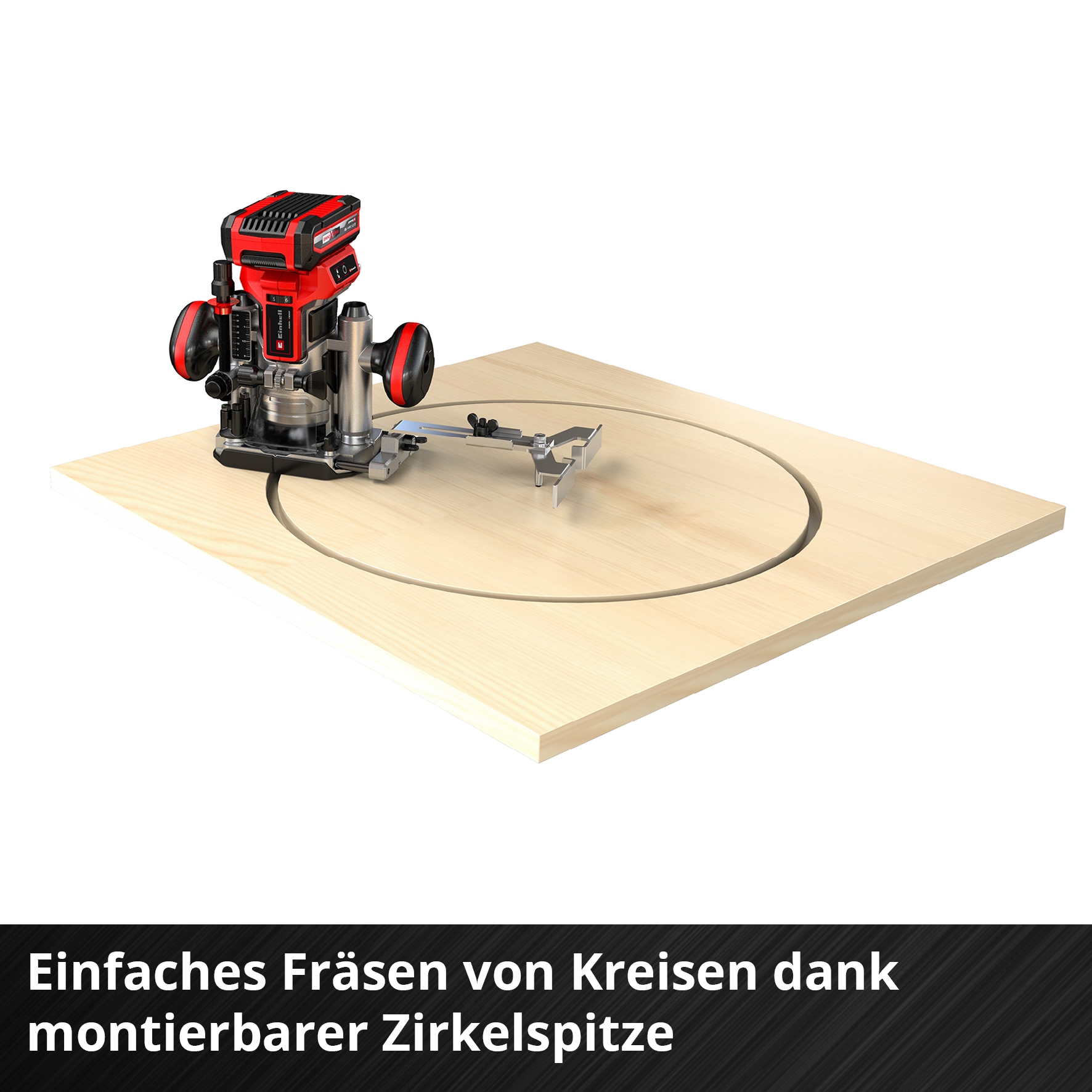 Einhell Akku-Fräse »TP-RO 18 Set Li BL - Solo«, (16 tlg.)