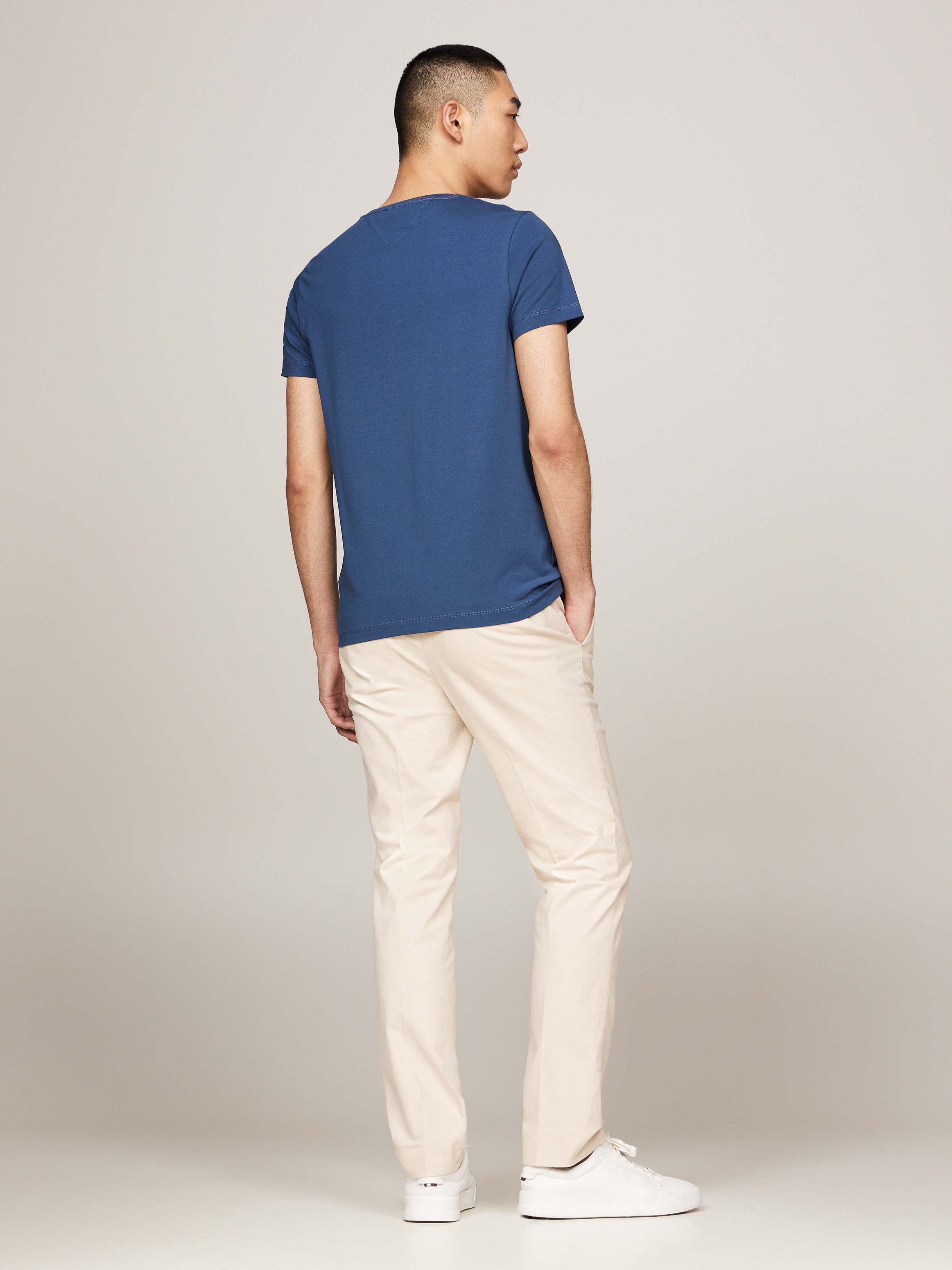 Tommy Hilfiger T-Shirt »STRETCH SLIM FIT TEE«, mit Rundhalsausschnitt