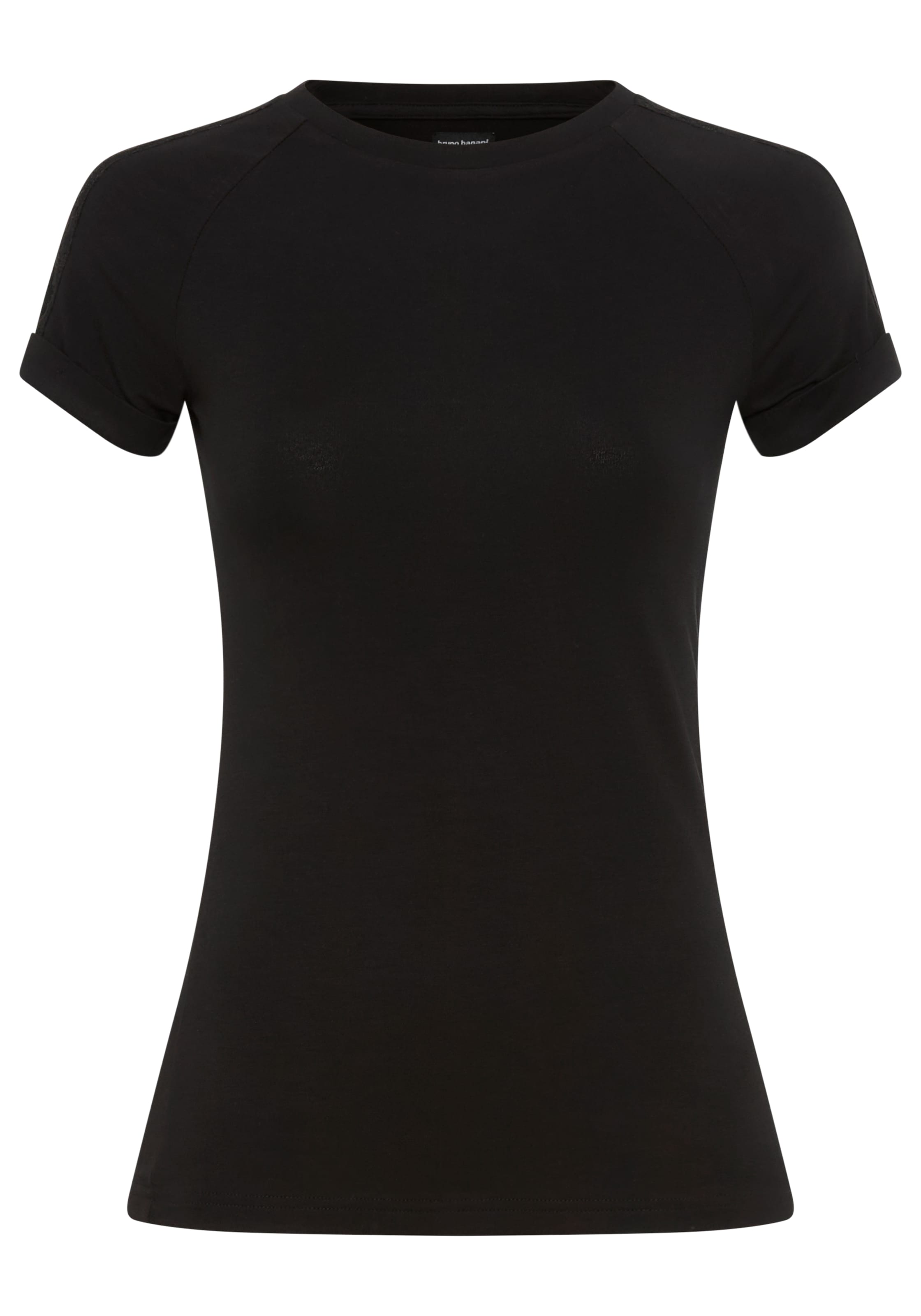 Bruno Banani T-Shirt, mit Spitzen-Einsatz im Raglan-Ärmel - NEUE KOLLEKTION