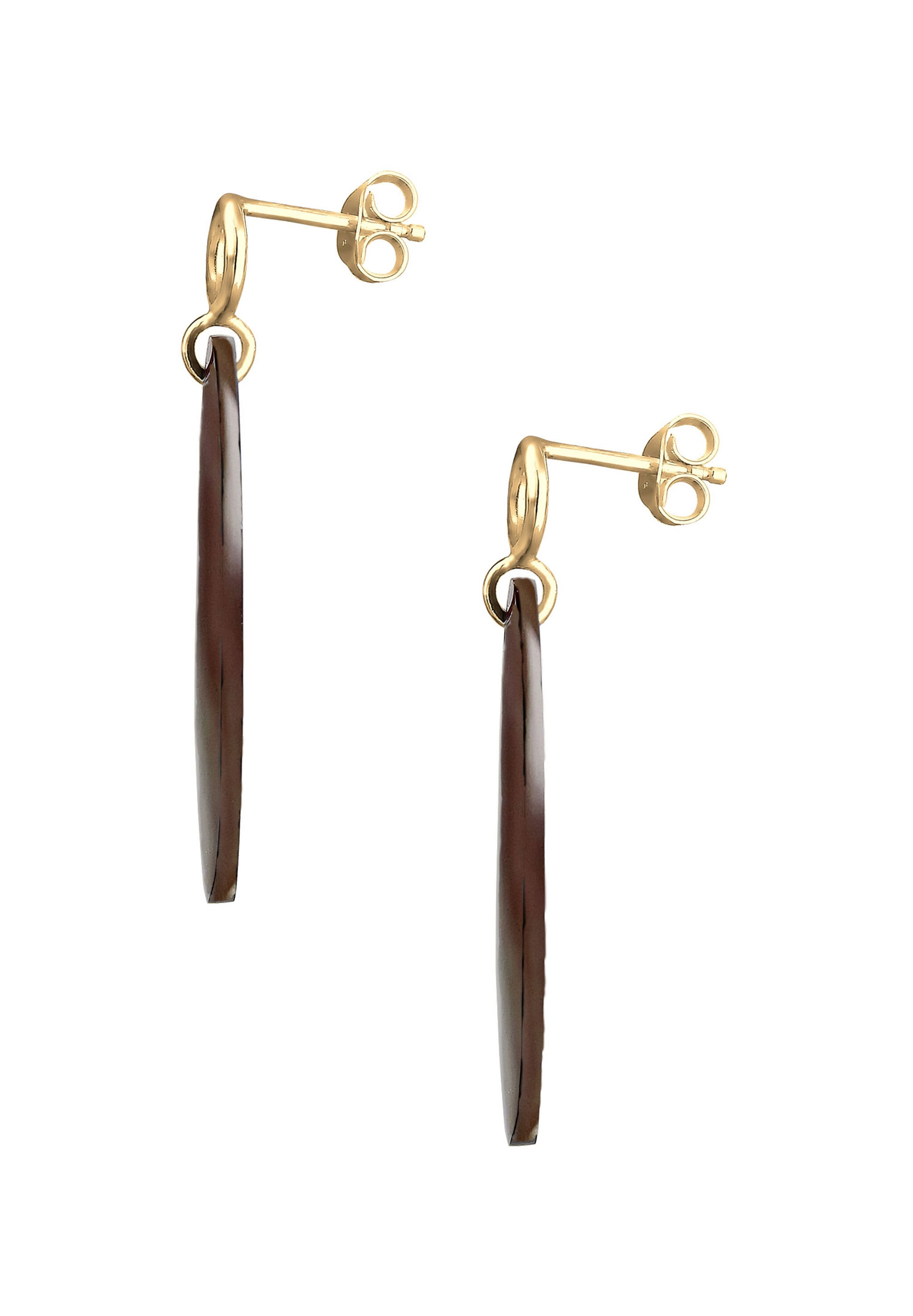 Elli Paar Ohrhänger »Ohrringe Hänger Perlmutt-Scheibe Schimmernd 925 Silber«