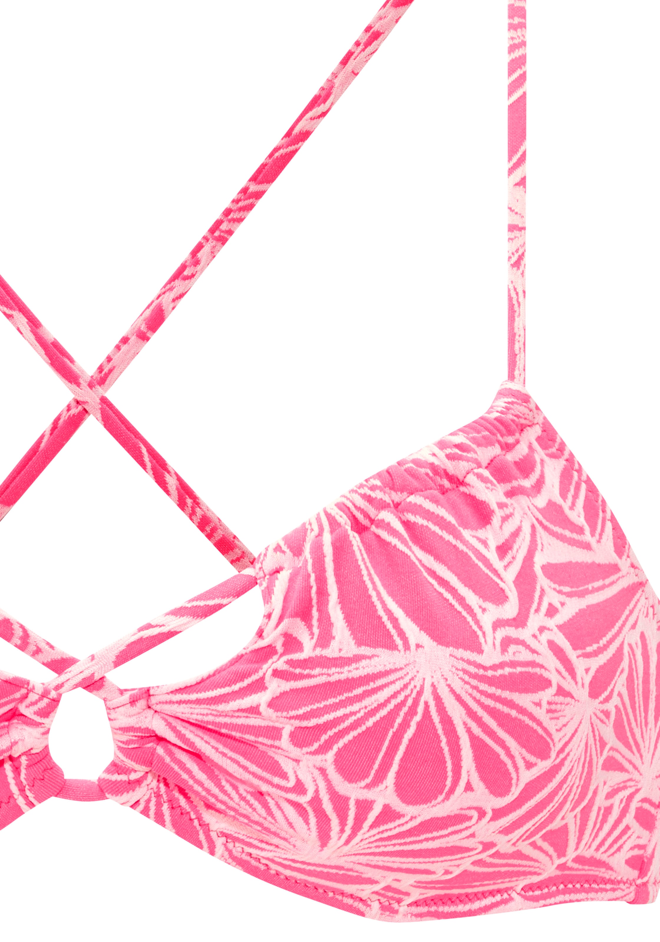 Venice Beach Bustier-Bikini-Top »Peony« aus modischer Strukturware
