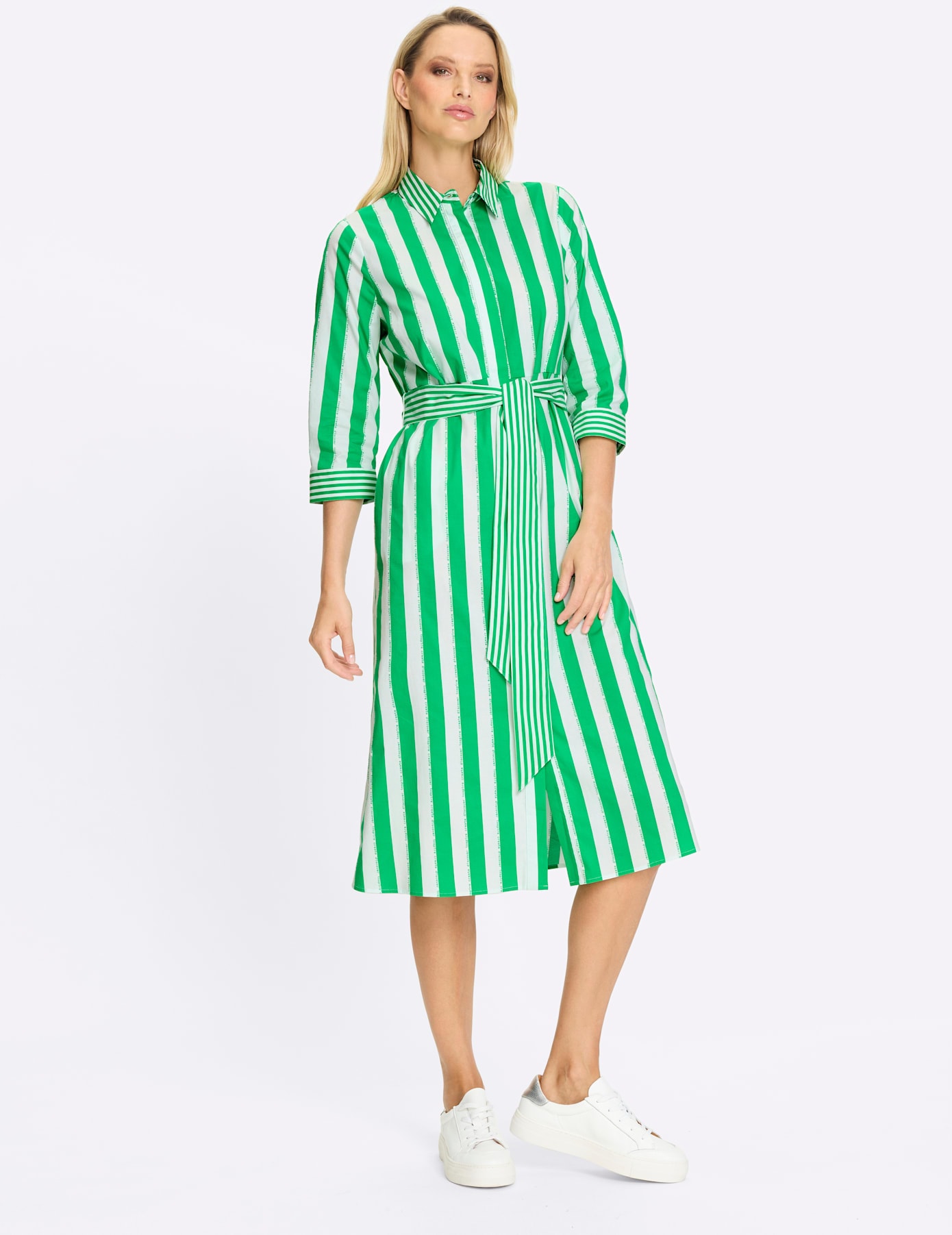 heine Hemdblusenkleid »Streifenkleid« Nahttasche