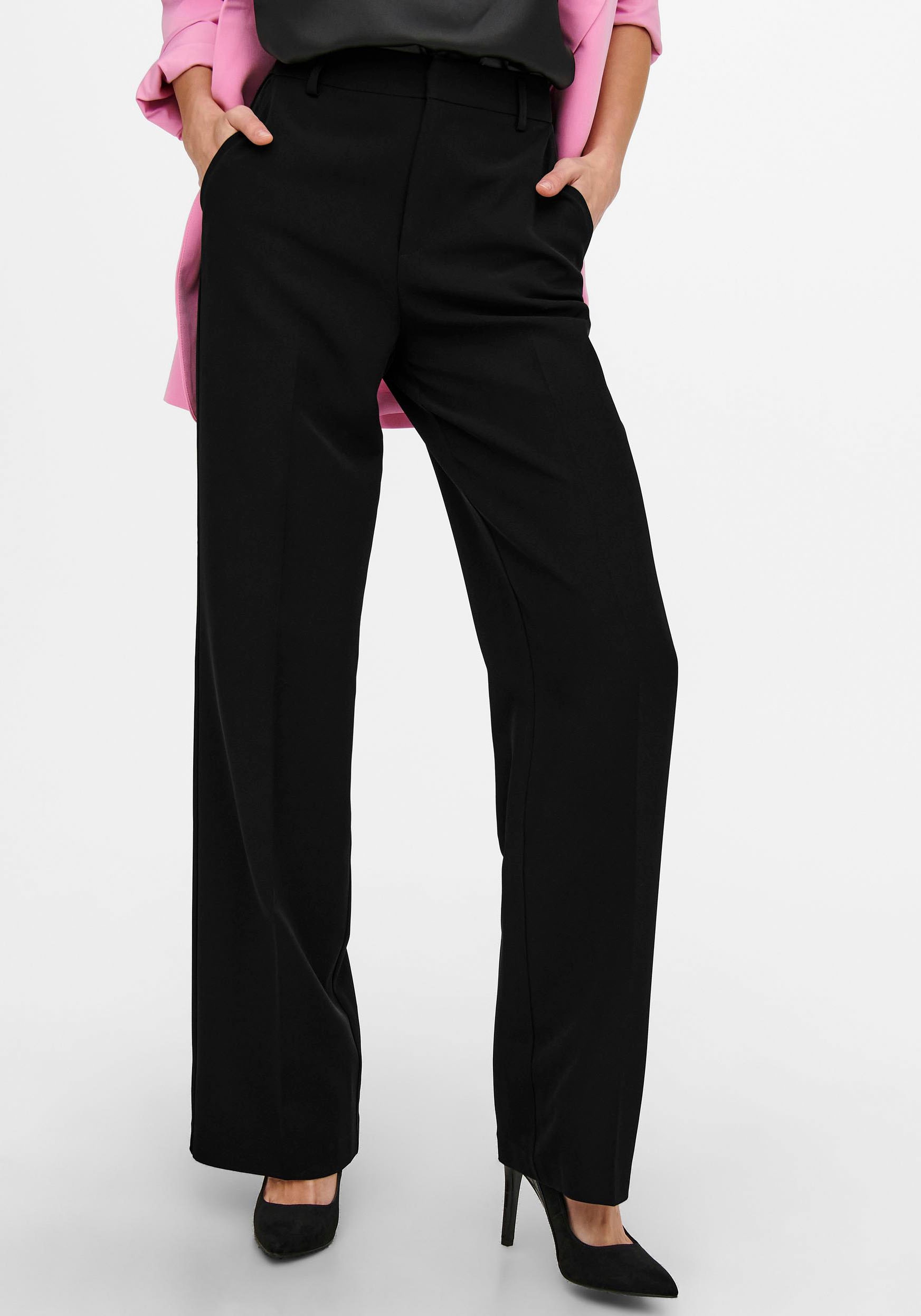 ONLY Anzughose »ONLBERRY LIFE HW WIDE PANT TLR NOOS«, mit Stretch