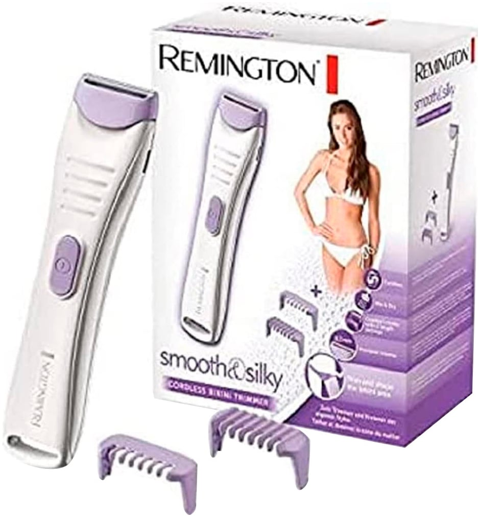 Remington Beauty-Trimmer »BKT4000« 2 Aufsätze bis 0,2mm ohne Hautirritationen,2 Klingen, inkl 2 Aufsteckkämme (2&4mm) in lila