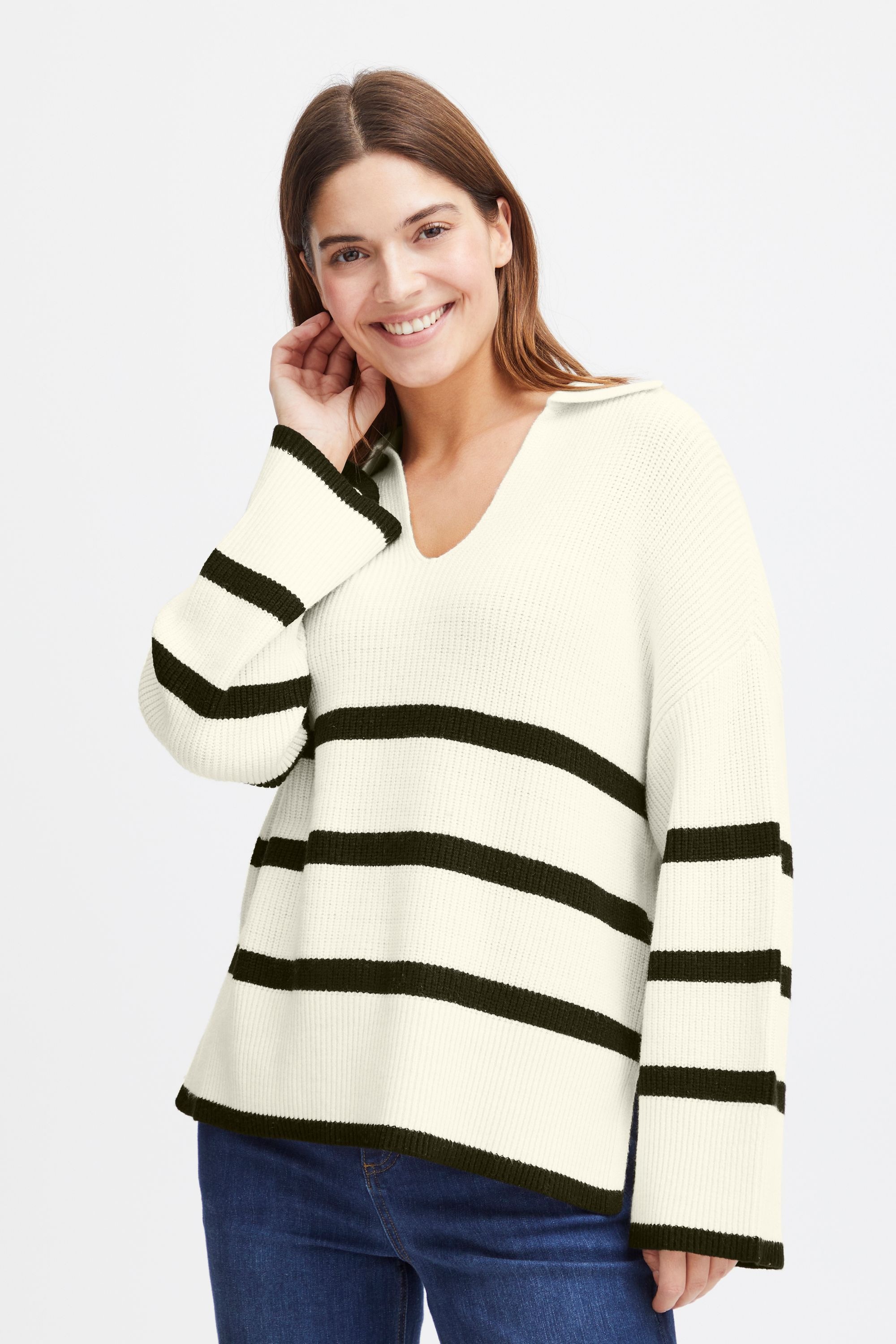 fransa Strickfleece-Pullover »Strickpullover FRAlly«