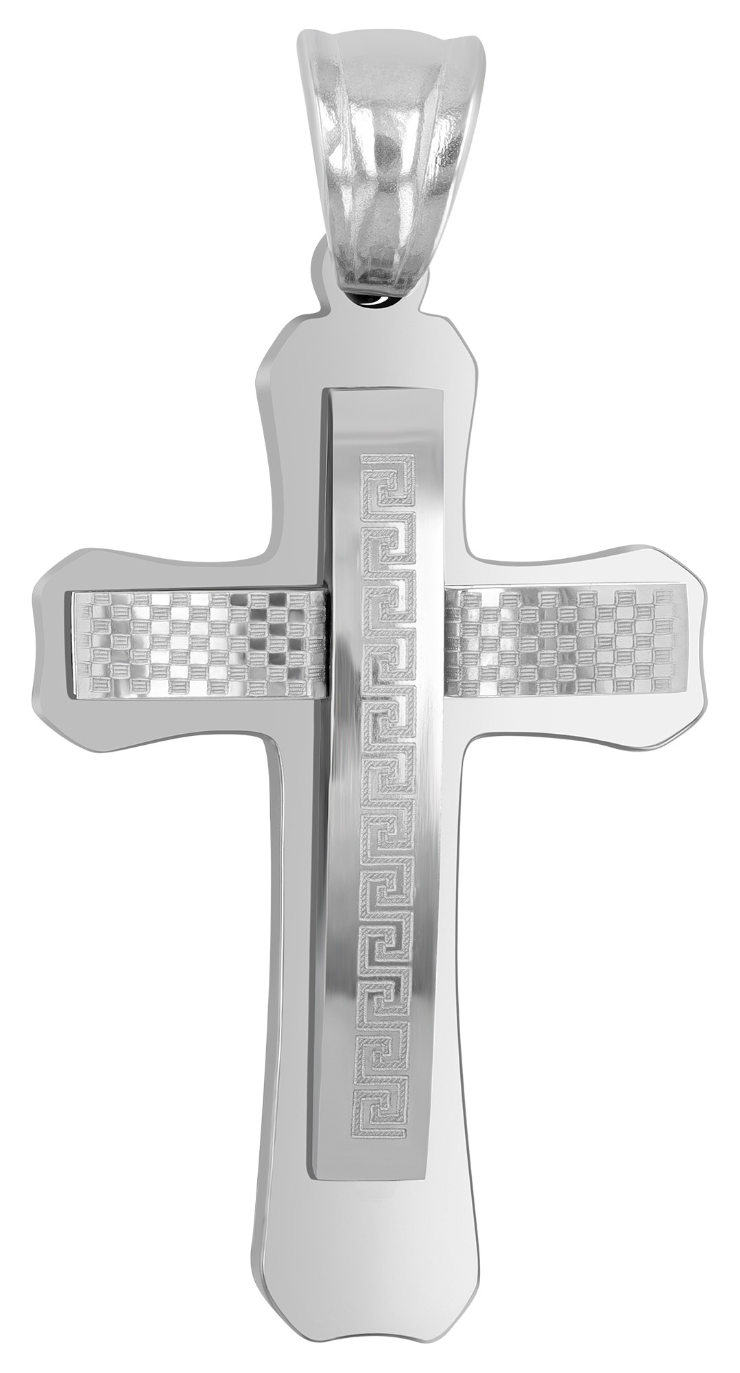 Adelia´s Kreuzanhänger »Unisex Anhänger ¿ Kreuz Kreuzanhänger aus Edelstahl«