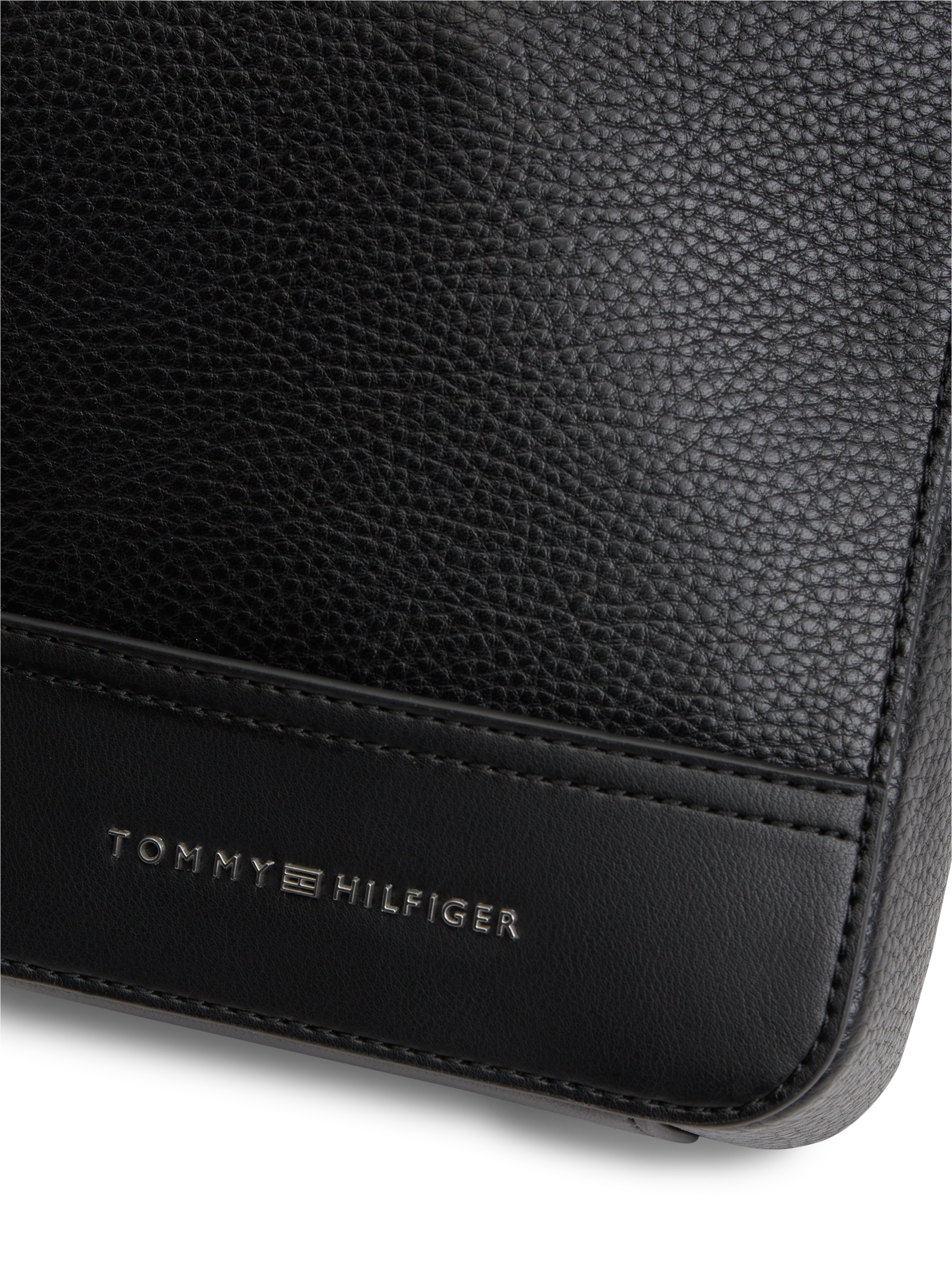 Tommy Hilfiger Umhängetasche »TH CENTRAL MINI REPORTER« Herren Schultertasche mit Logoschriftzug und Logoflagge