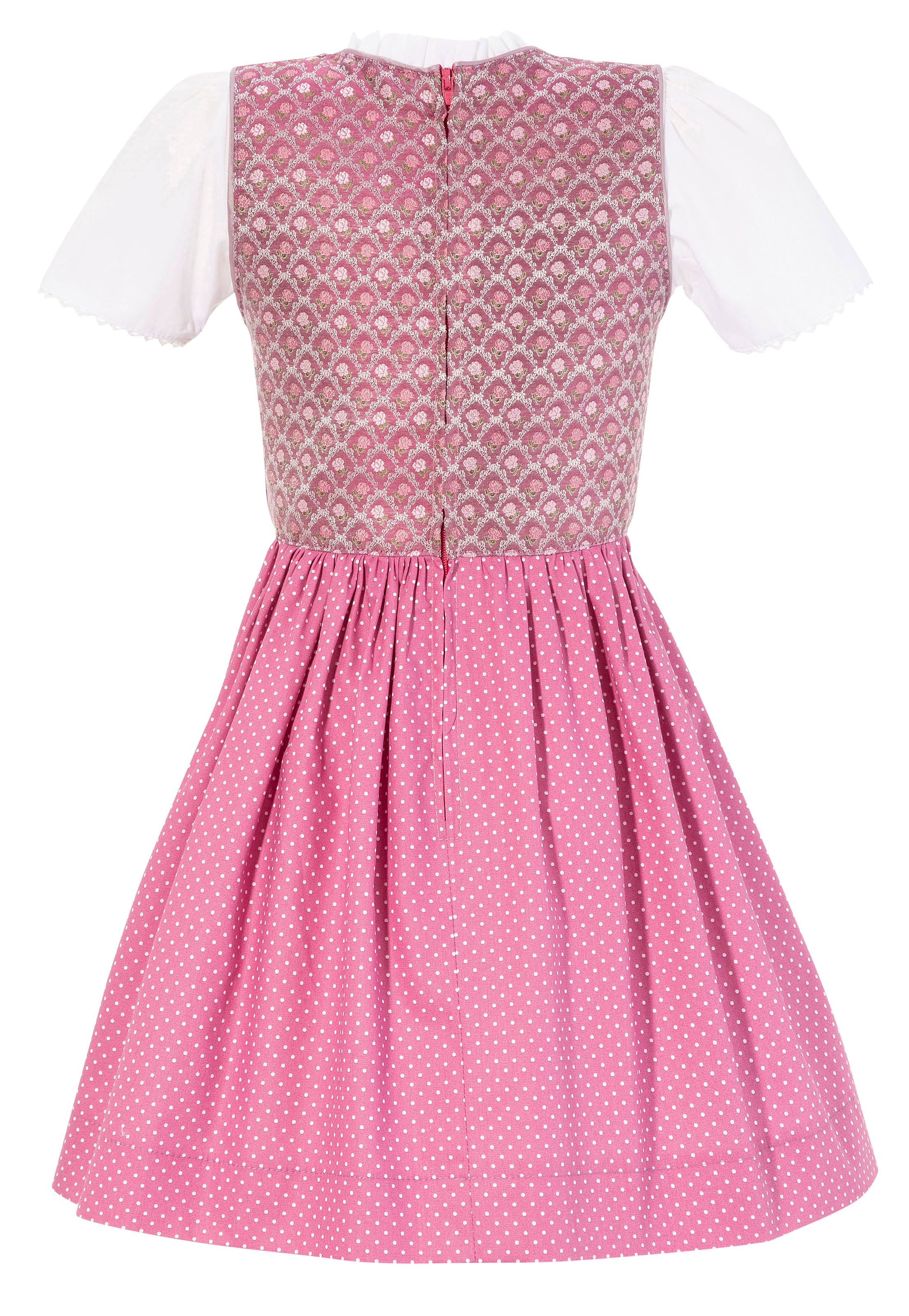 Isar-Trachten Dirndl, (3 tlg.), Kinder, mit Spitzenschürze