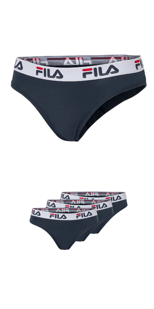 Fila Brasilslip, (3er Pack), mit elastischem Logobund