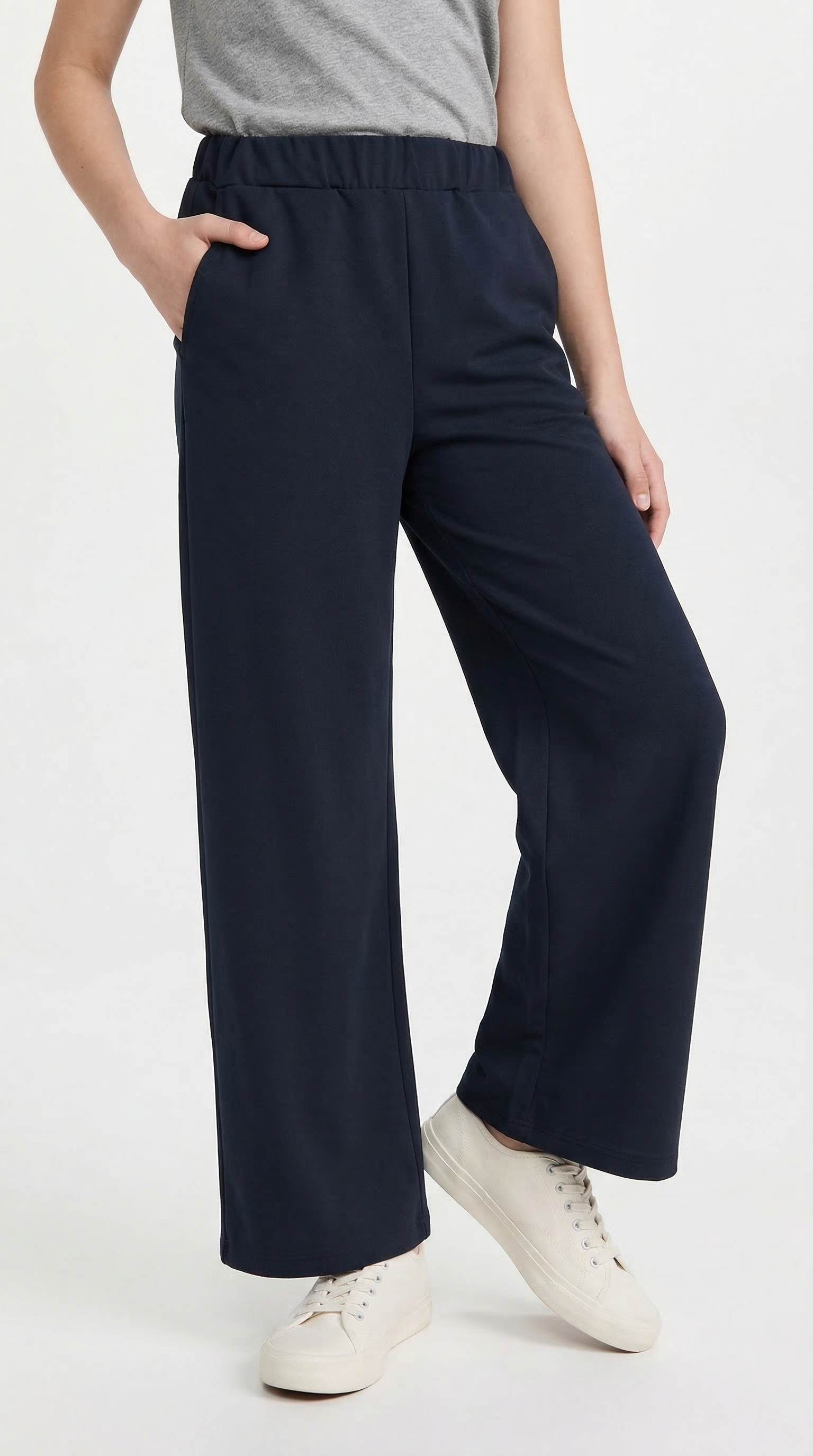 Name It Schlupfhose »NKFNALINNA WIDE PANT NOOS«  Materialmix, weiter Beinschnitt