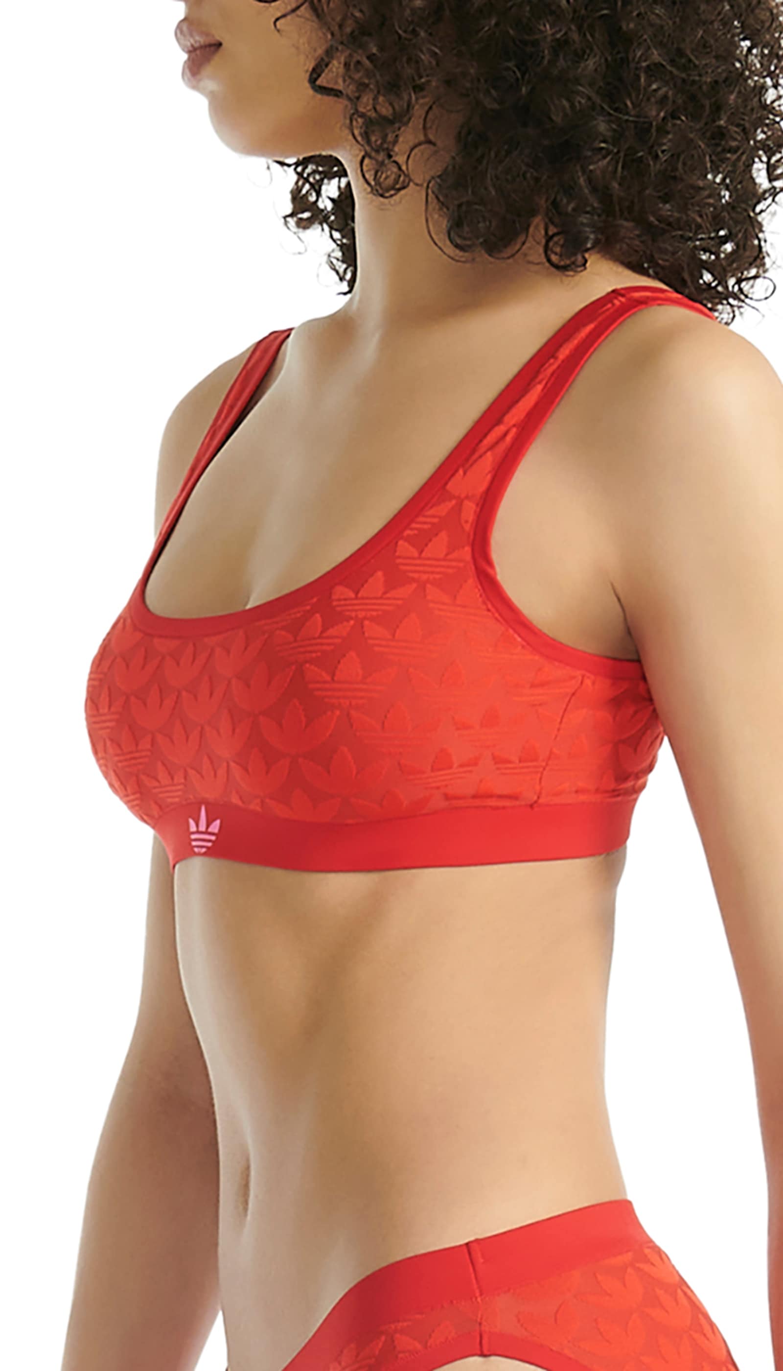 adidas Originals Bralette »Microterrot Monogram« elastischer Bund, Allover-Logo, weich, breite Träger