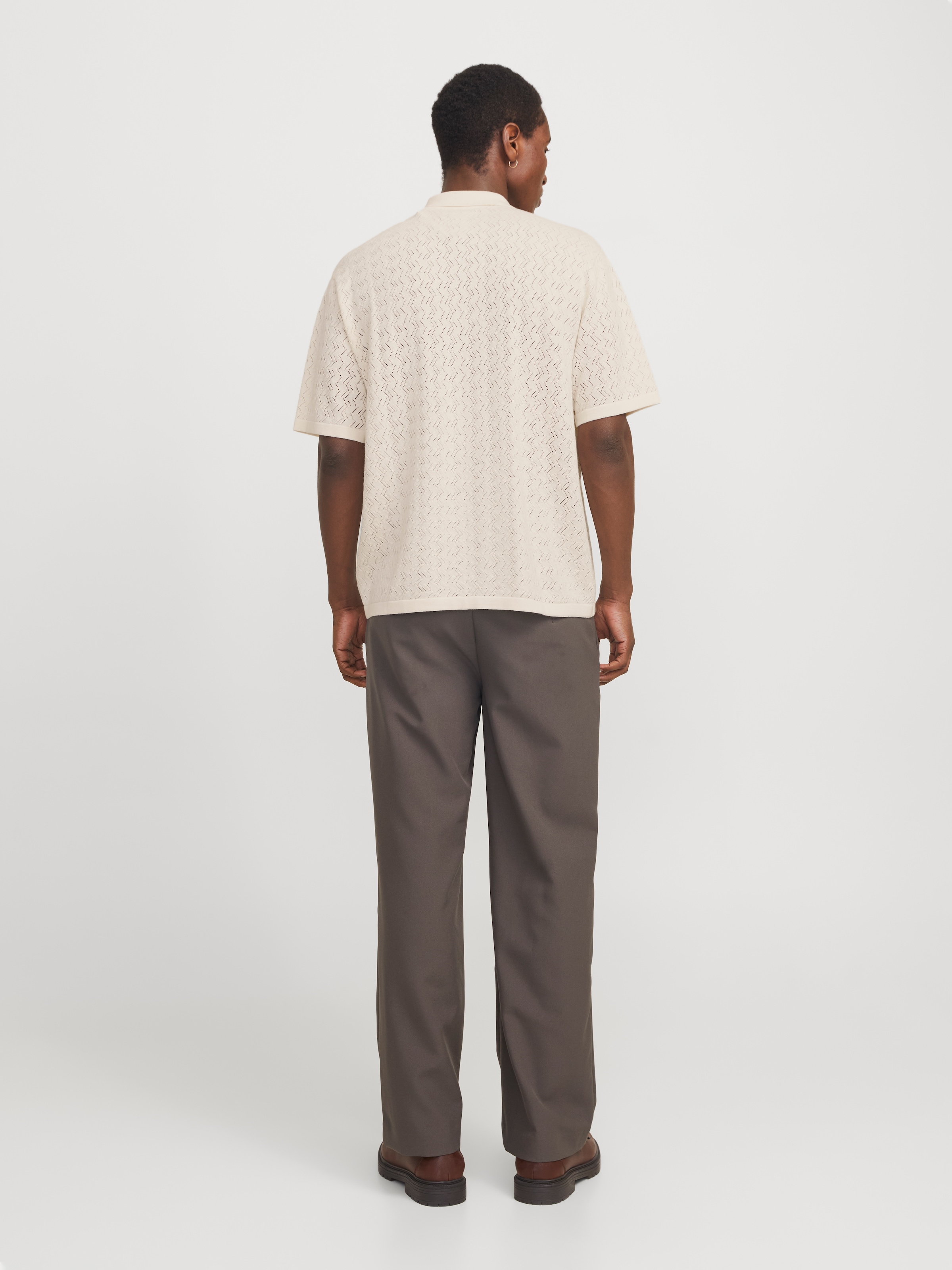 Jack & Jones Polokragenpullover »JORTYLER KNIT SS POLO SN«