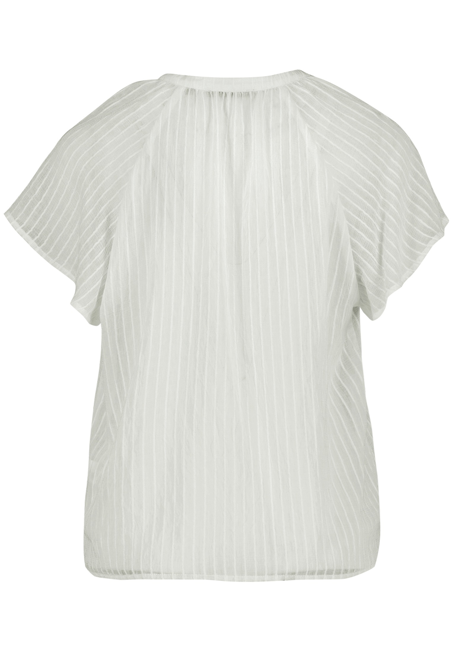 Zero Klassische Bluse »Bluse mit V-Ausschnitt«