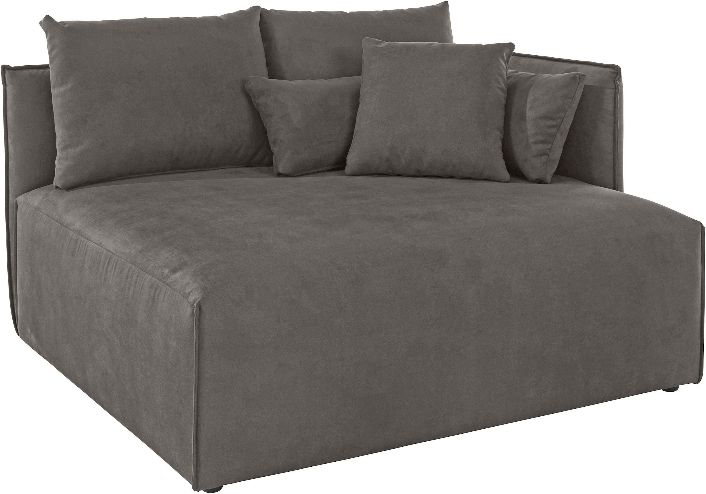 andas Ottomane »Nöre«, kurzes Lounge-Modul - zum Zusammenstellen, Breite 138 cm, Tiefe 128 cm